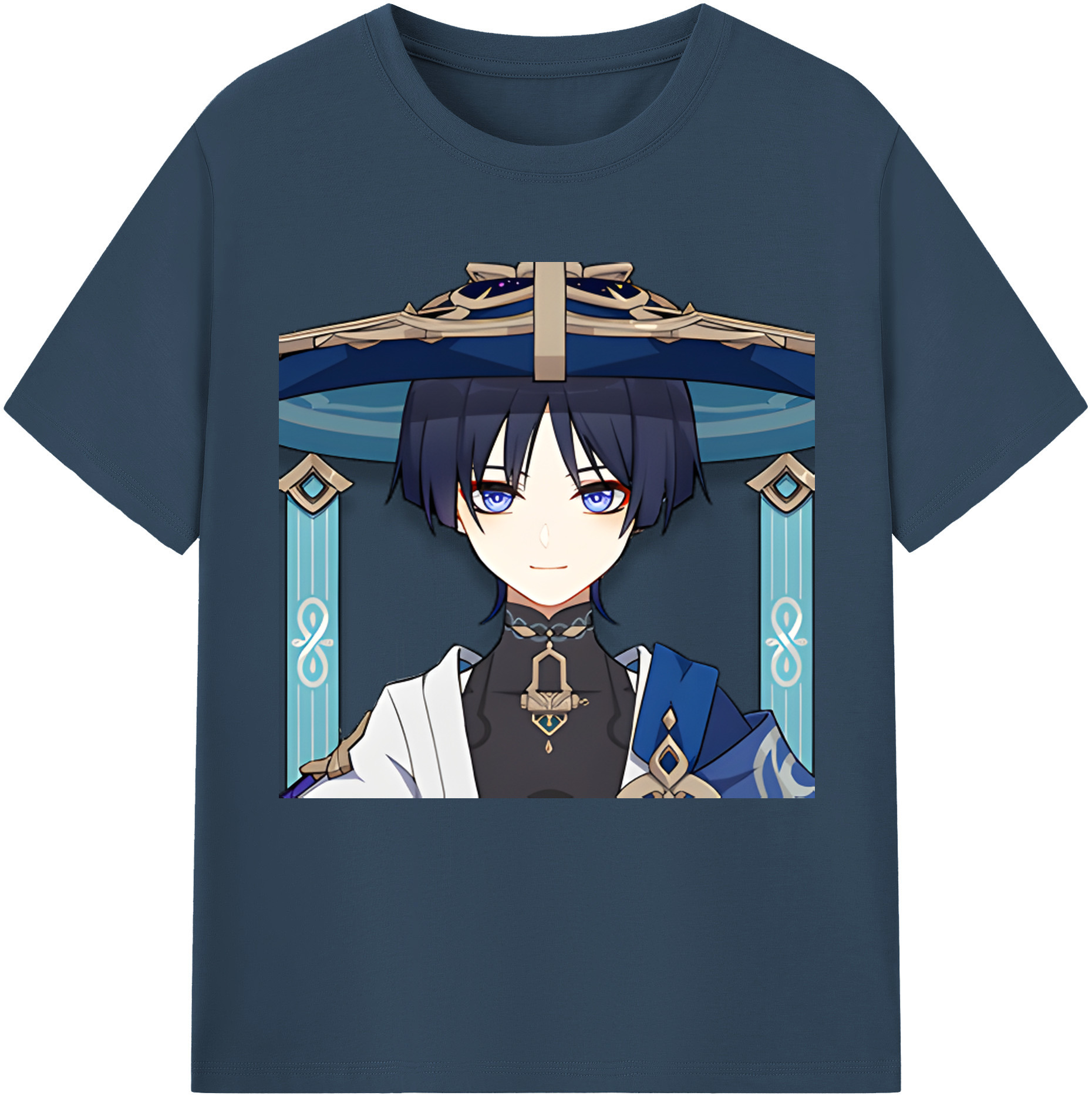 げんし神 さんペい genshin Sanpei 綿100％半袖Tシャツ（フロントプリント）