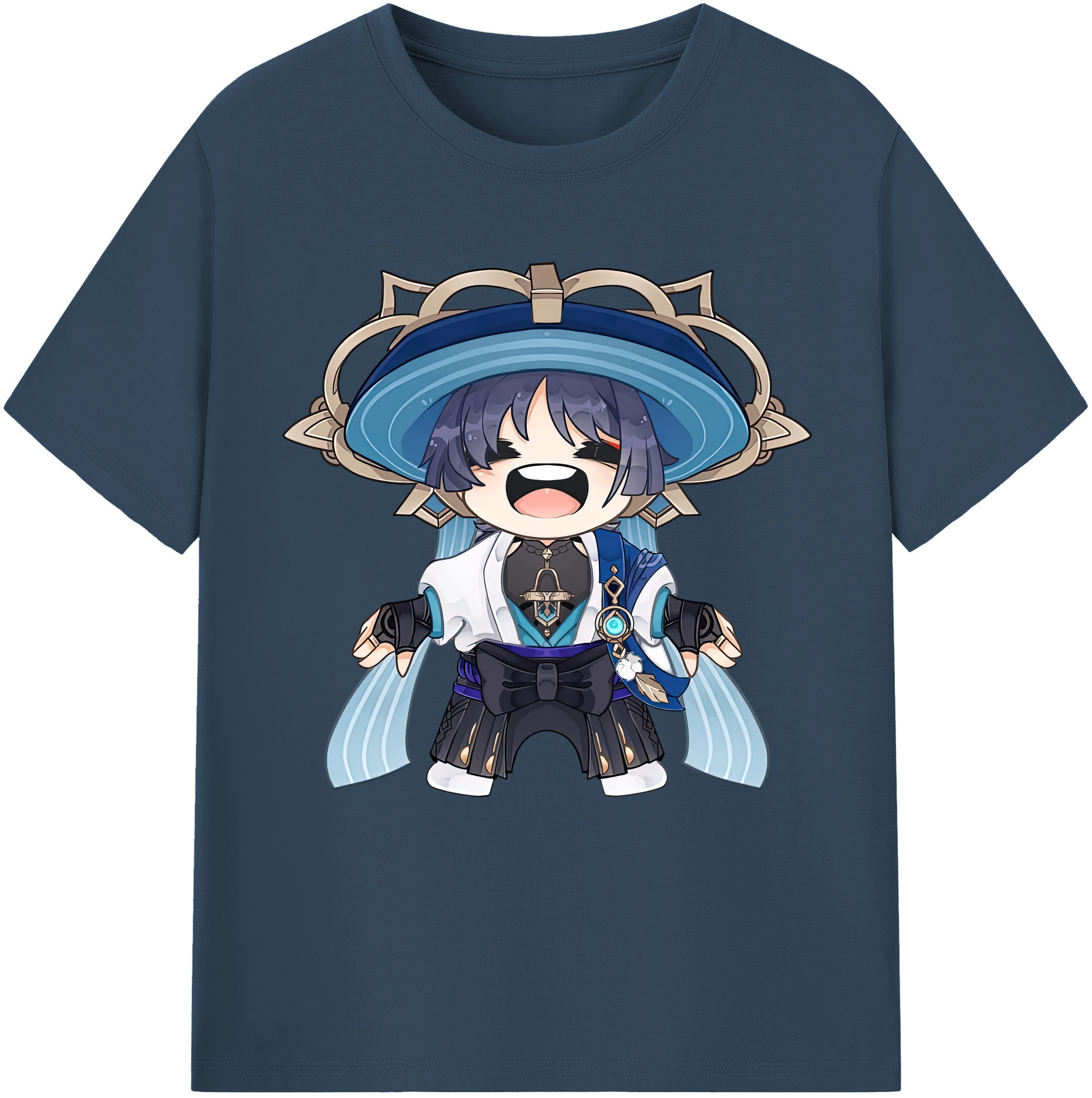 げんし神 さんペい genshin Sanpei 綿100％半袖Tシャツ（フロントプリント）