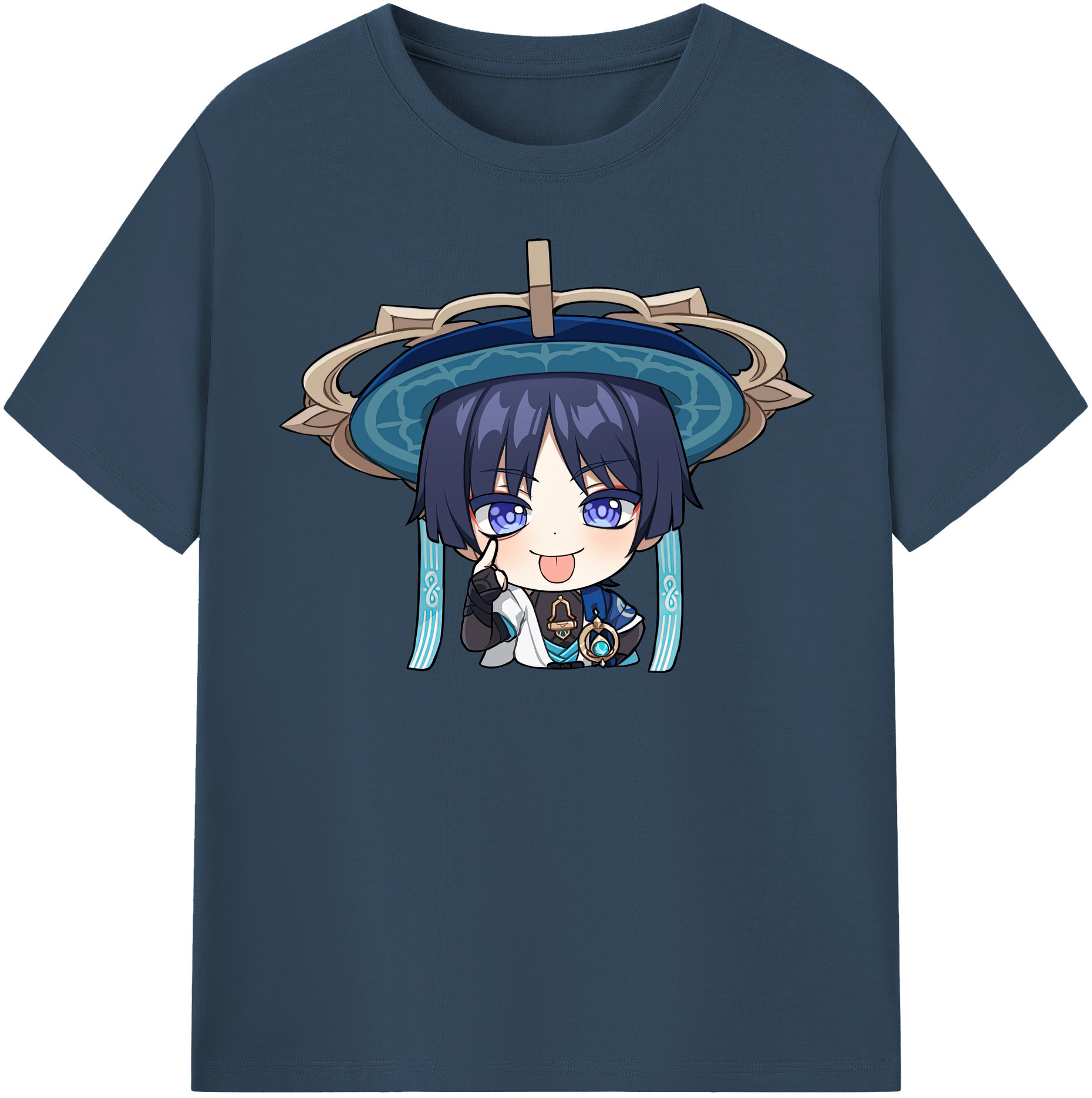 げんし神 さんペい genshin Sanpei 綿100％半袖Tシャツ（フロントプリント）