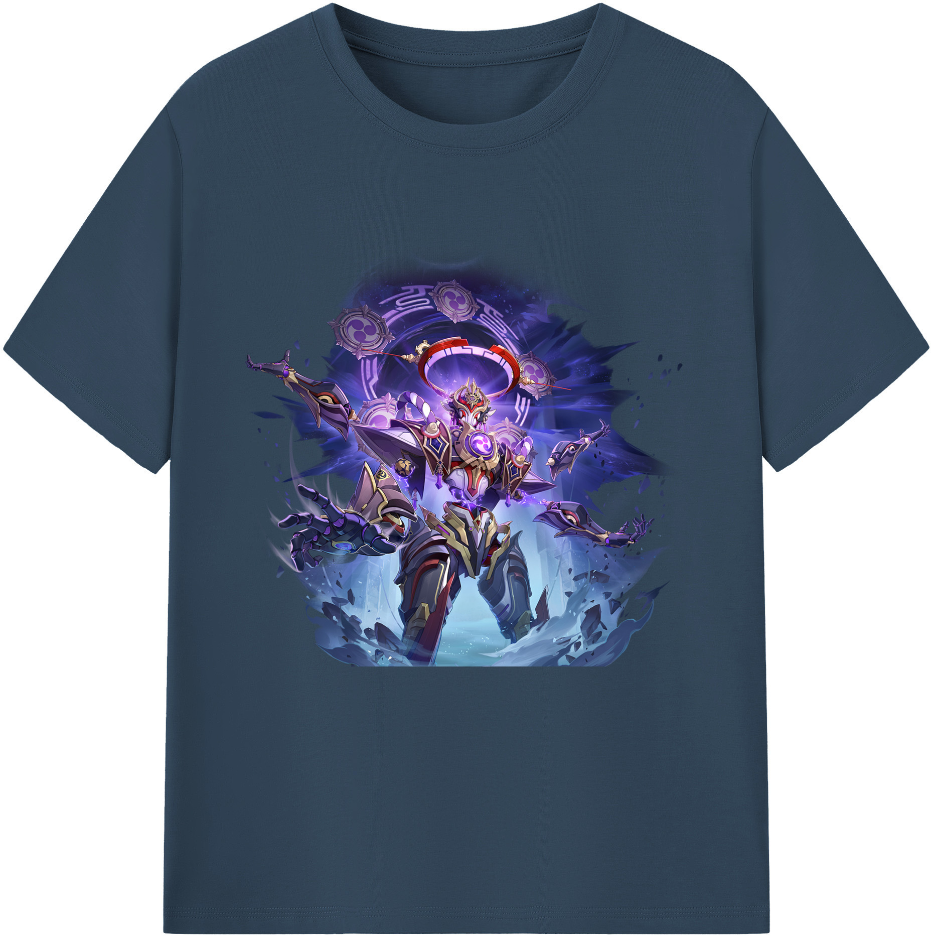 げんし神 さんペい genshin Sanpei 綿100％半袖Tシャツ（フロントプリント）