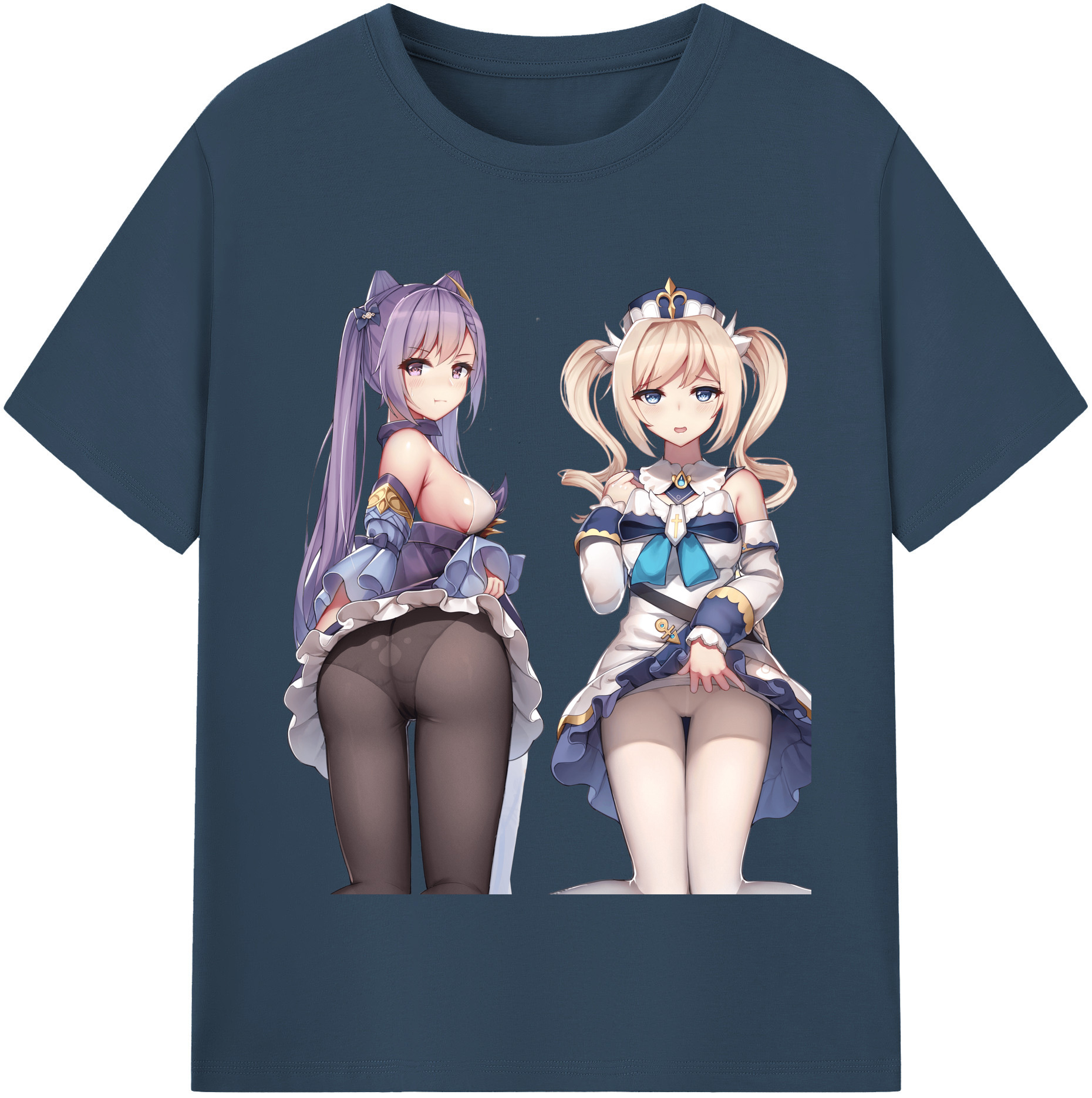 げんし神 刻晴 こくせい genshin Kokusei 綿100％半袖Tシャツ（フロントプリント）