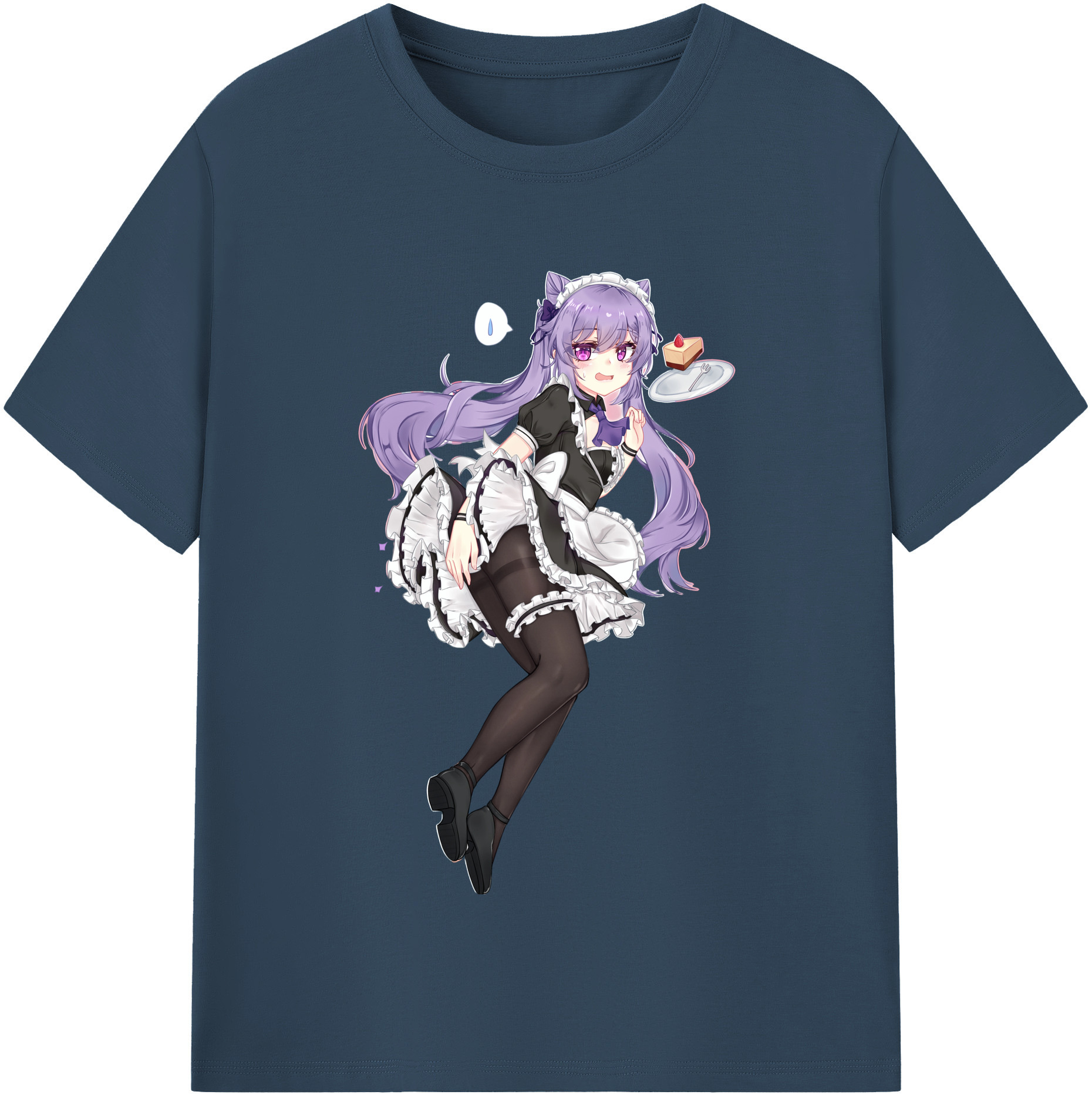 げんし神 刻晴 こくせい genshin Kokusei 綿100％半袖Tシャツ（フロントプリント）