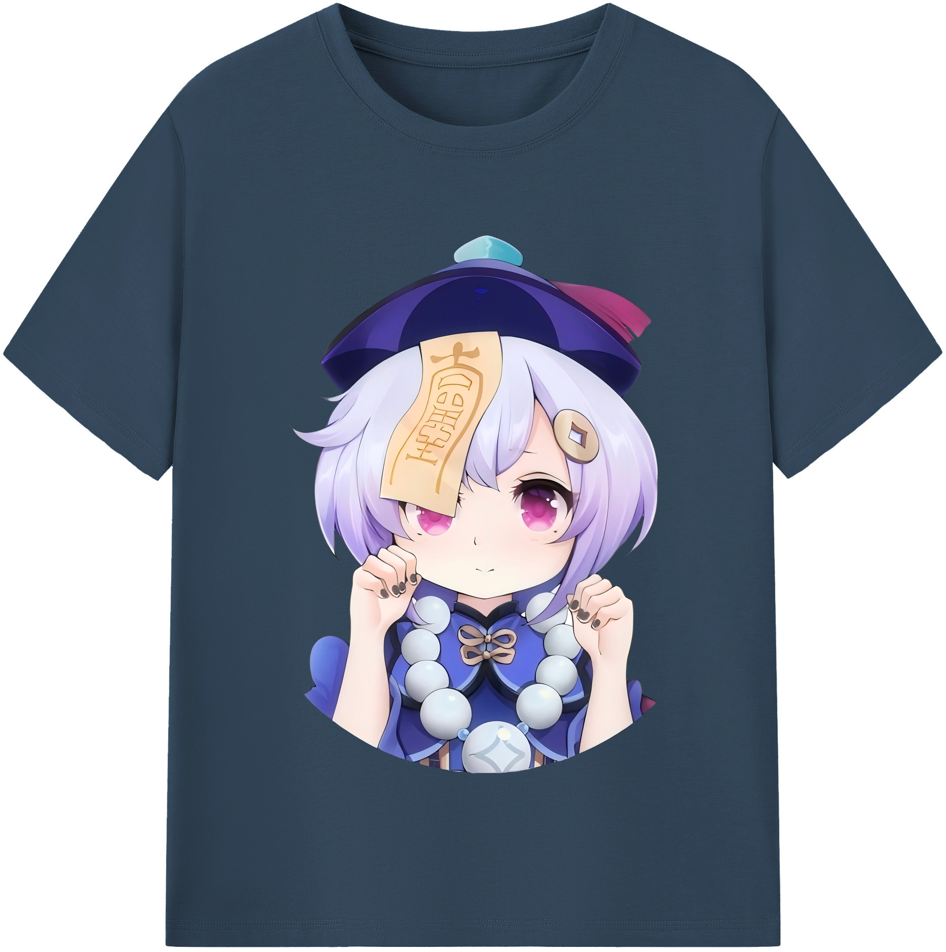 げんし神 七七 なな  genshin Nana 綿100％半袖Tシャツ（フロントプリント）
