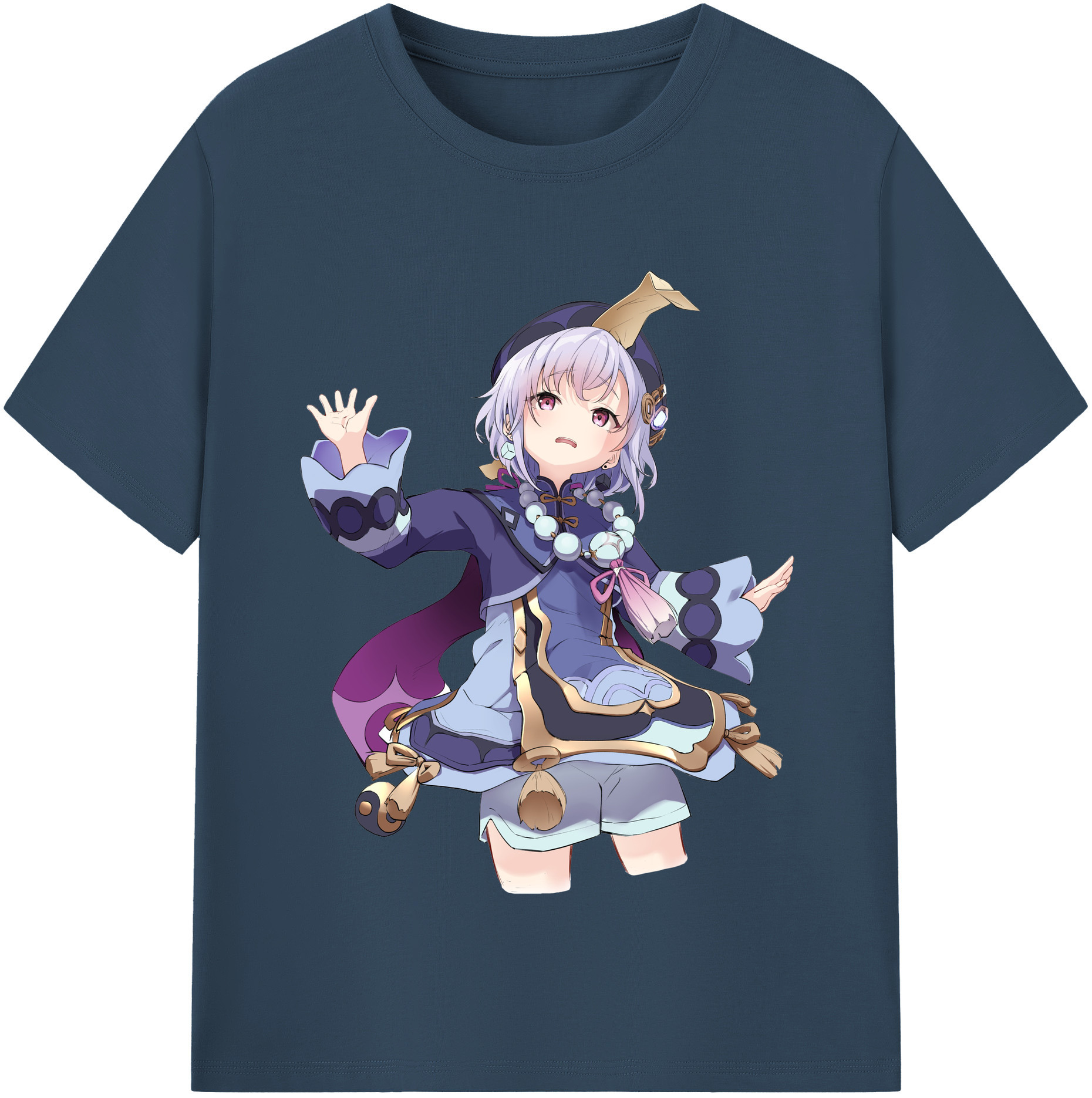 げんし神 七七 なな  genshin Nana 綿100％半袖Tシャツ（フロントプリント）