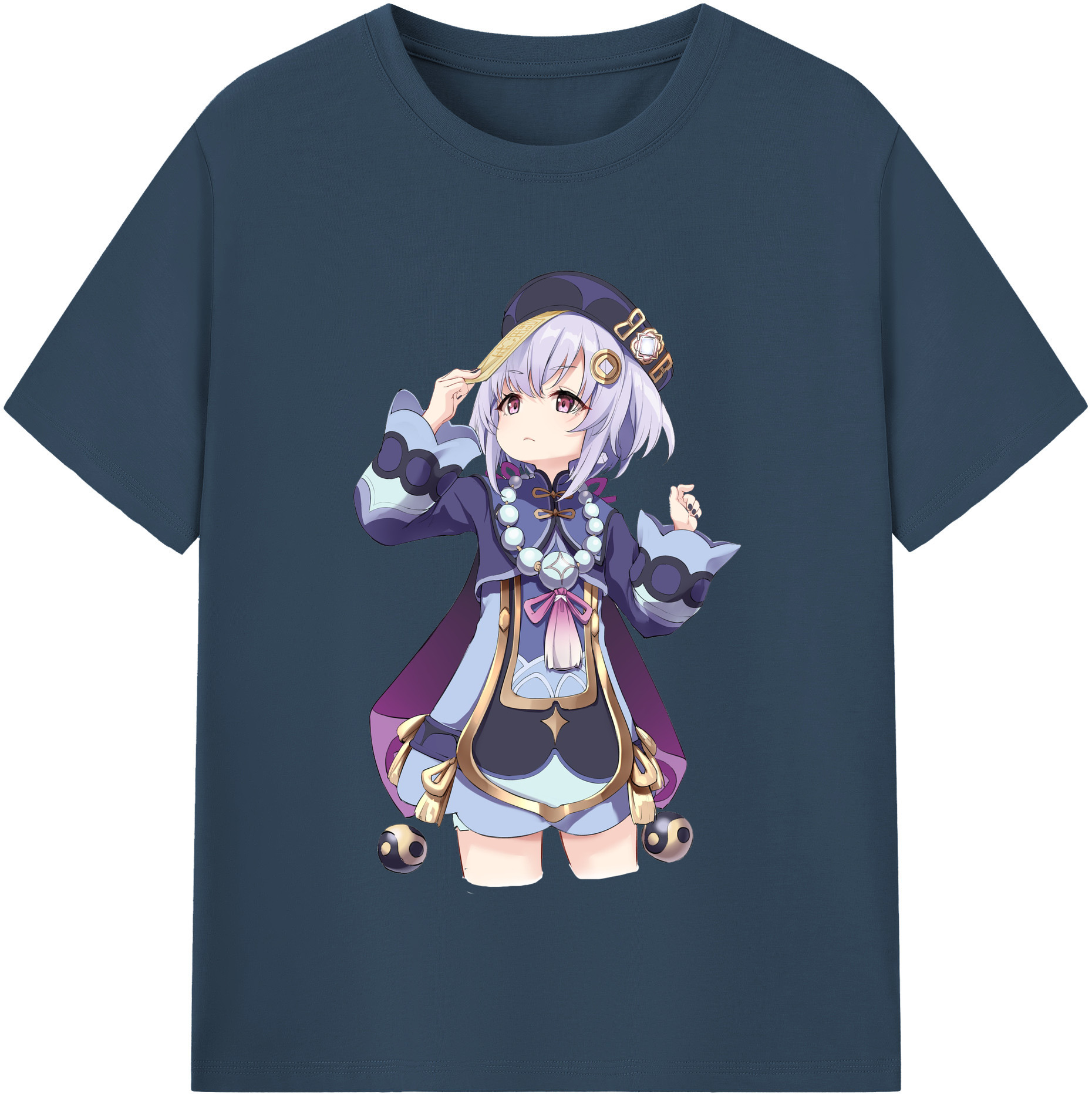 げんし神 七七 なな  genshin Nana 綿100％半袖Tシャツ（フロントプリント）