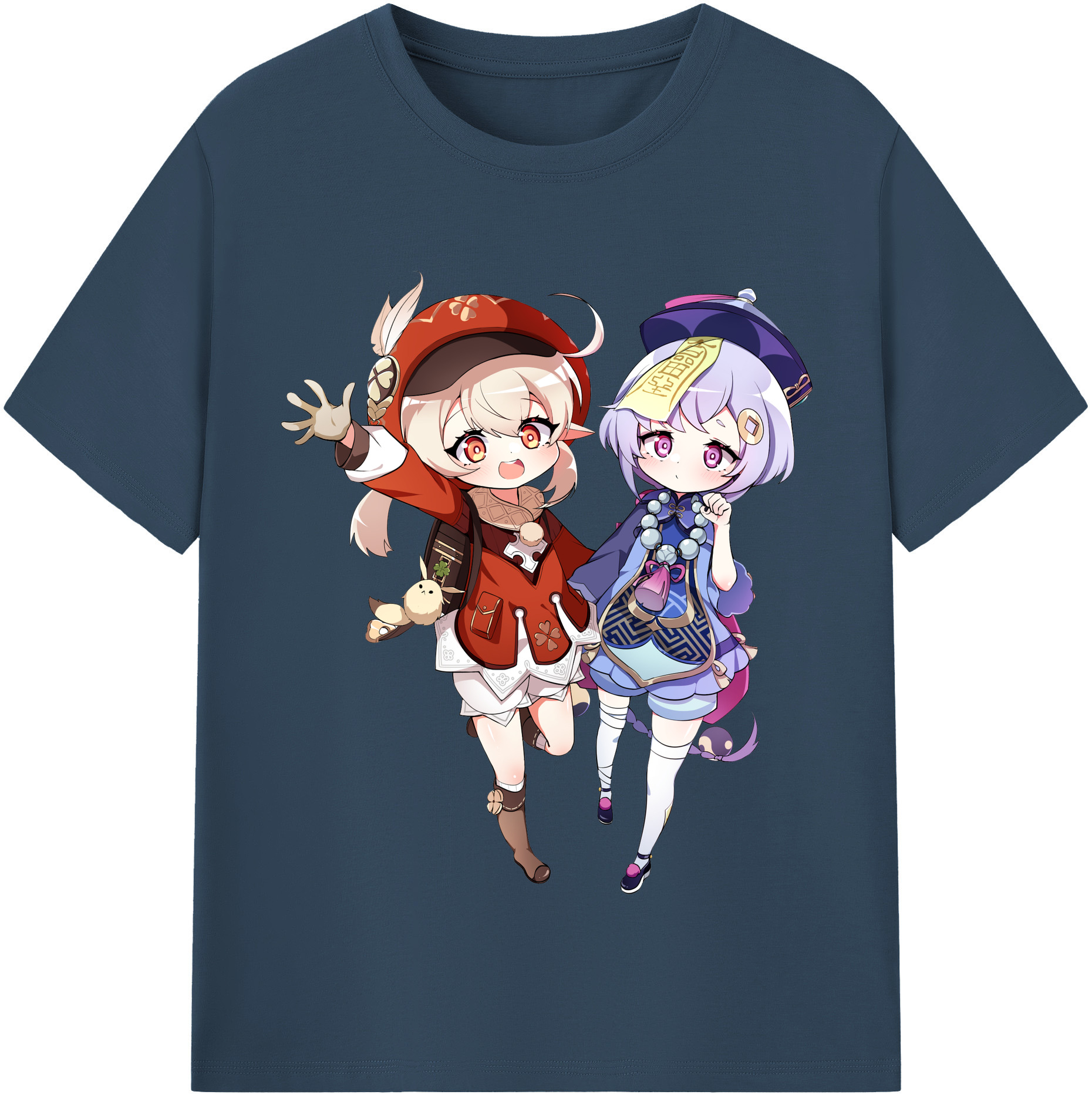 げんし神 七七 なな  genshin Nana 綿100％半袖Tシャツ（フロントプリント）