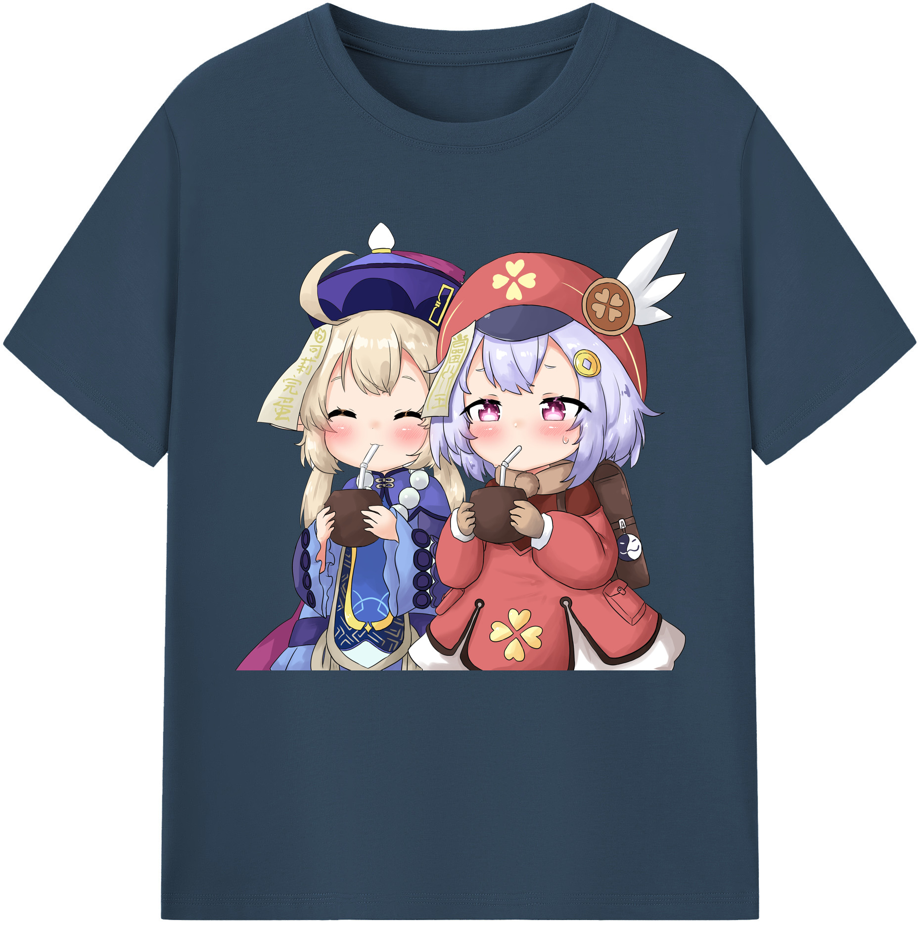 げんし神 七七 なな  genshin Nana 綿100％半袖Tシャツ（フロントプリント）