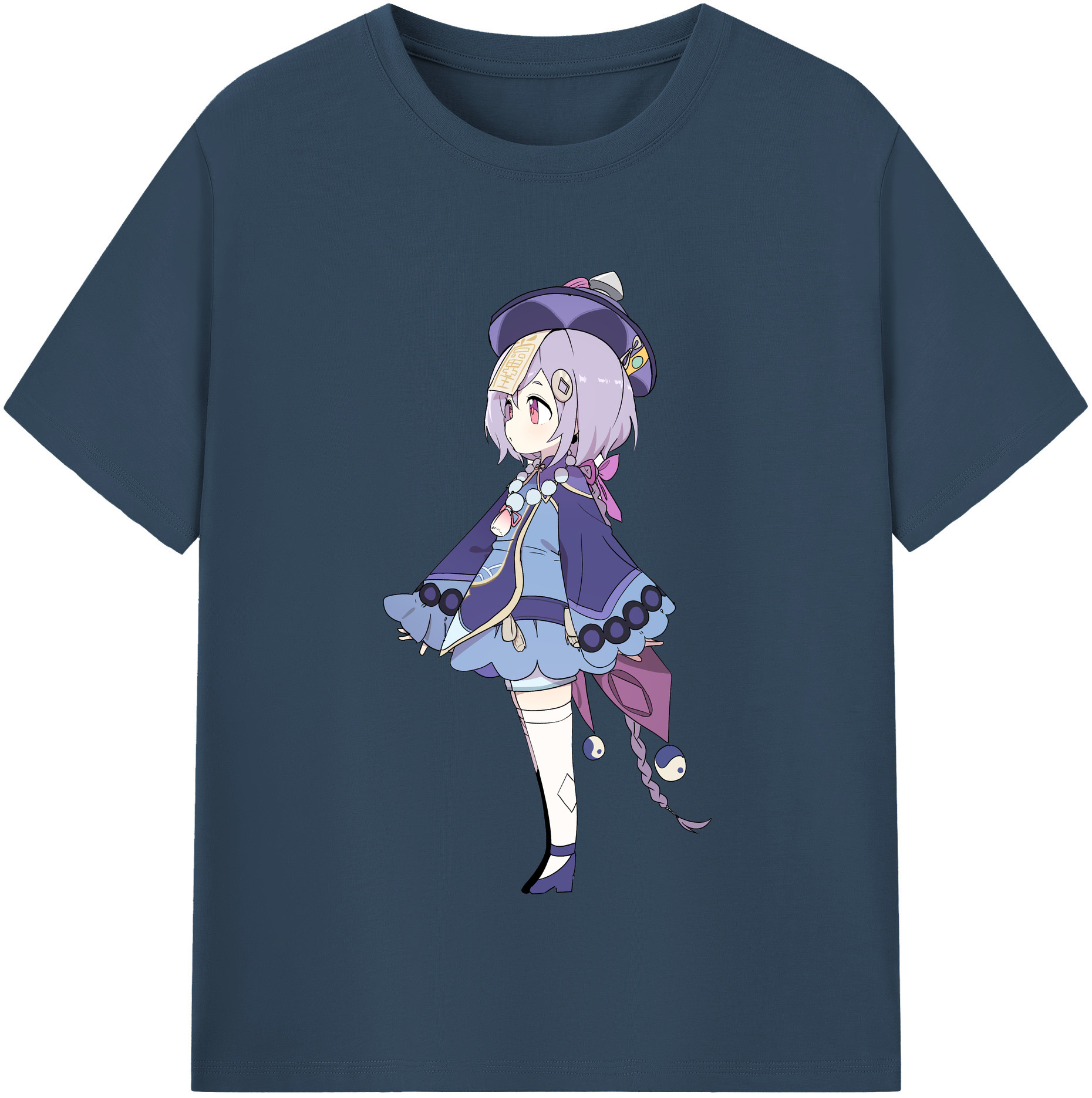 げんし神 七七 なな  genshin Nana 綿100％半袖Tシャツ（フロントプリント）