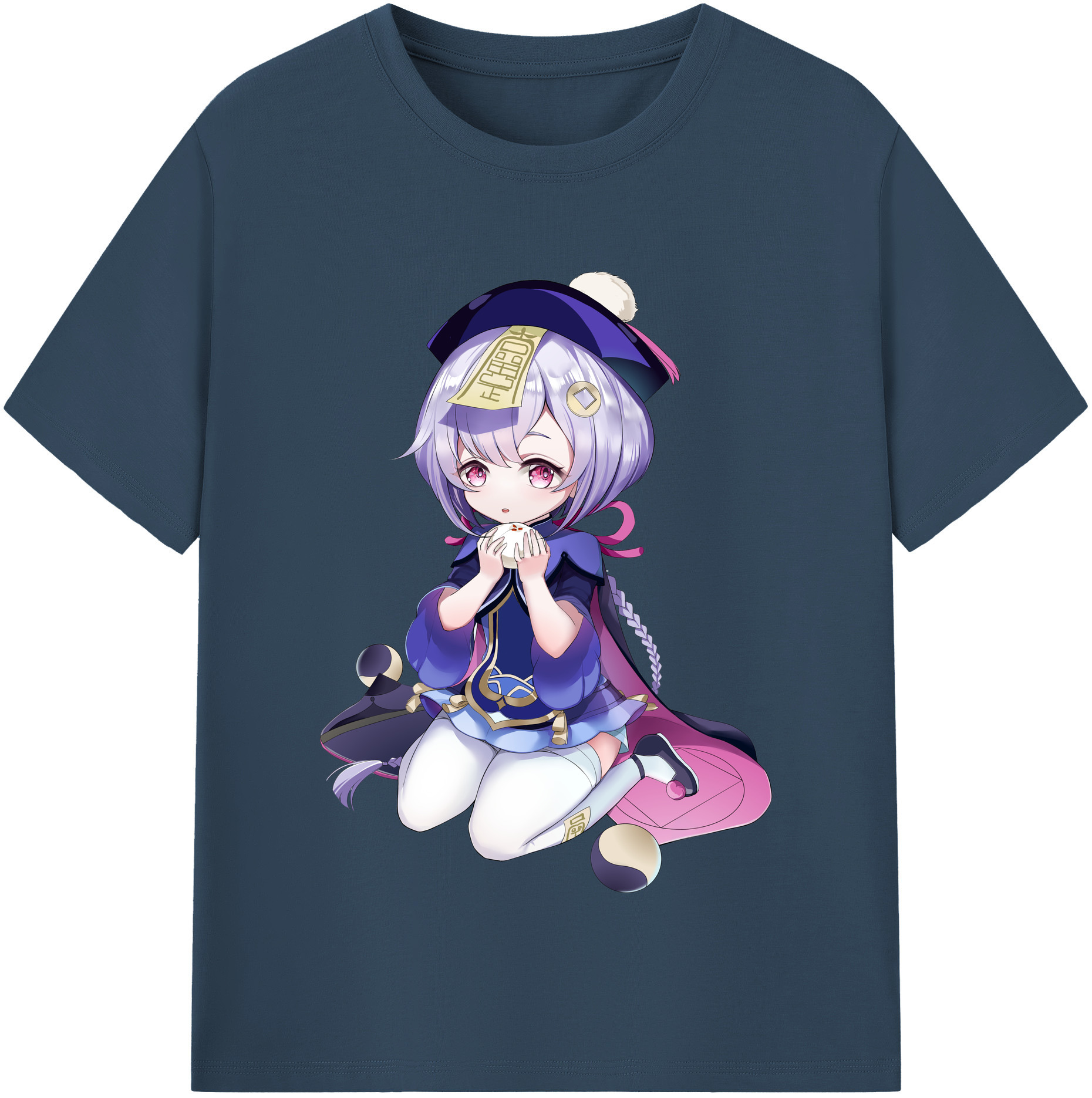げんし神 七七 なな  genshin Nana 綿100％半袖Tシャツ（フロントプリント）