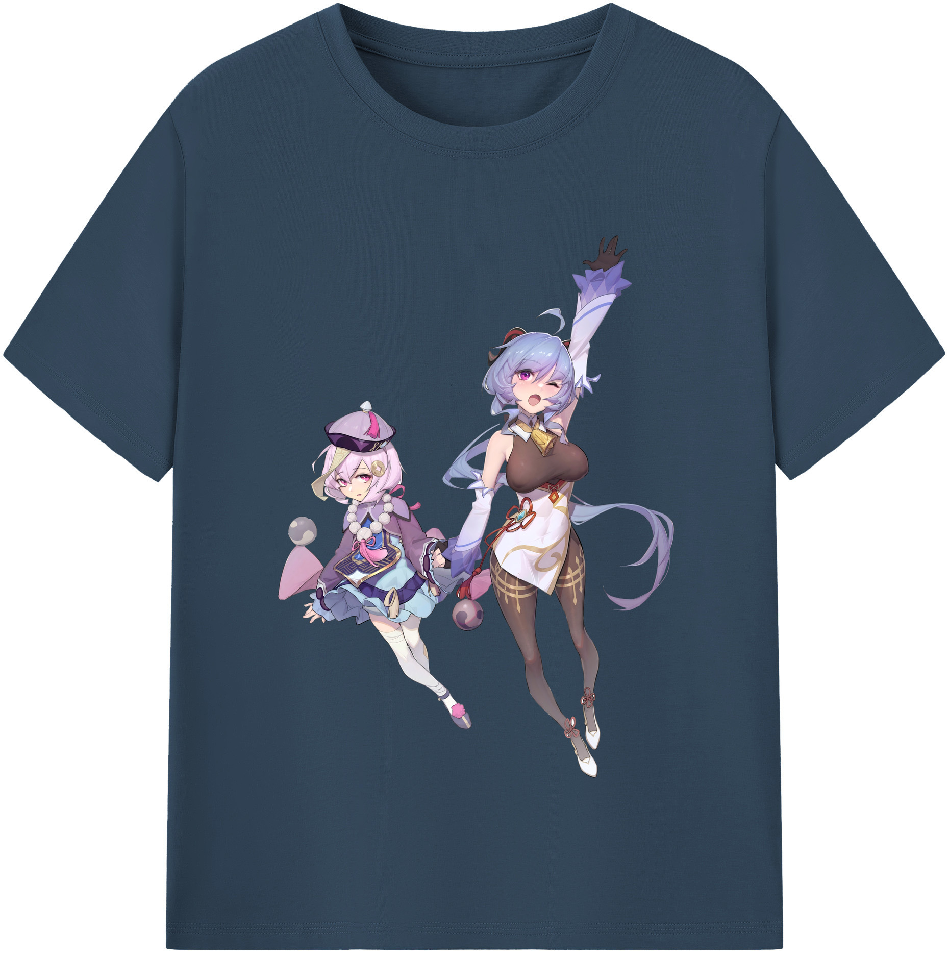 げんし神 七七 なな  genshin Nana 綿100％半袖Tシャツ（フロントプリント）