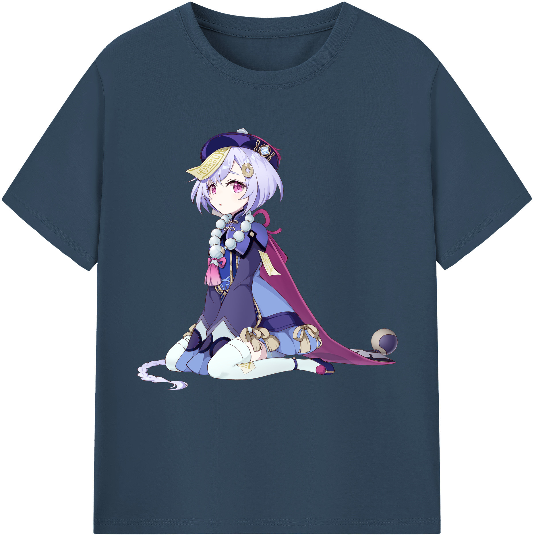 げんし神 七七 なな  genshin Nana 綿100％半袖Tシャツ（フロントプリント）
