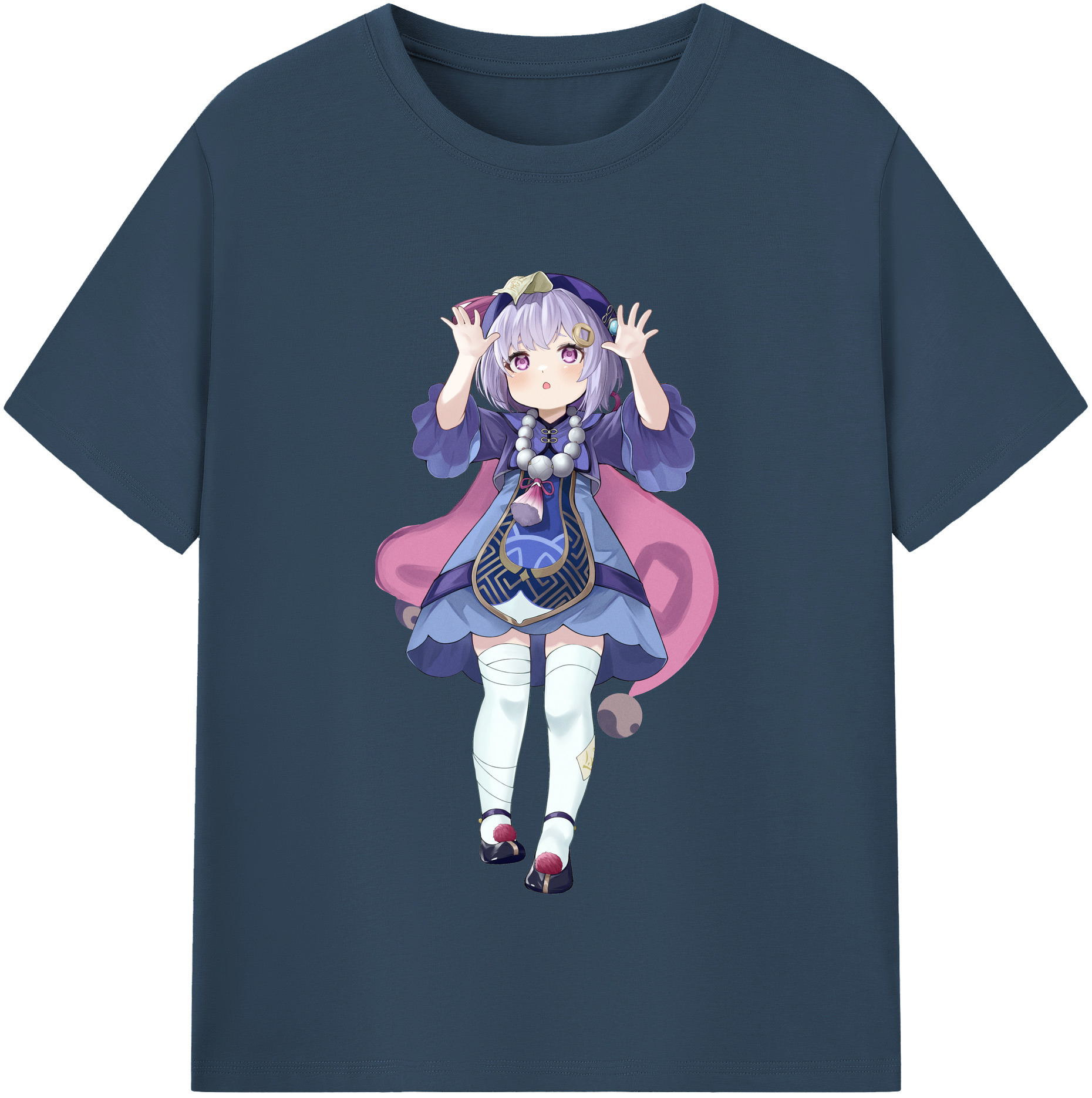 げんし神 七七 なな  genshin Nana 綿100％半袖Tシャツ（フロントプリント）
