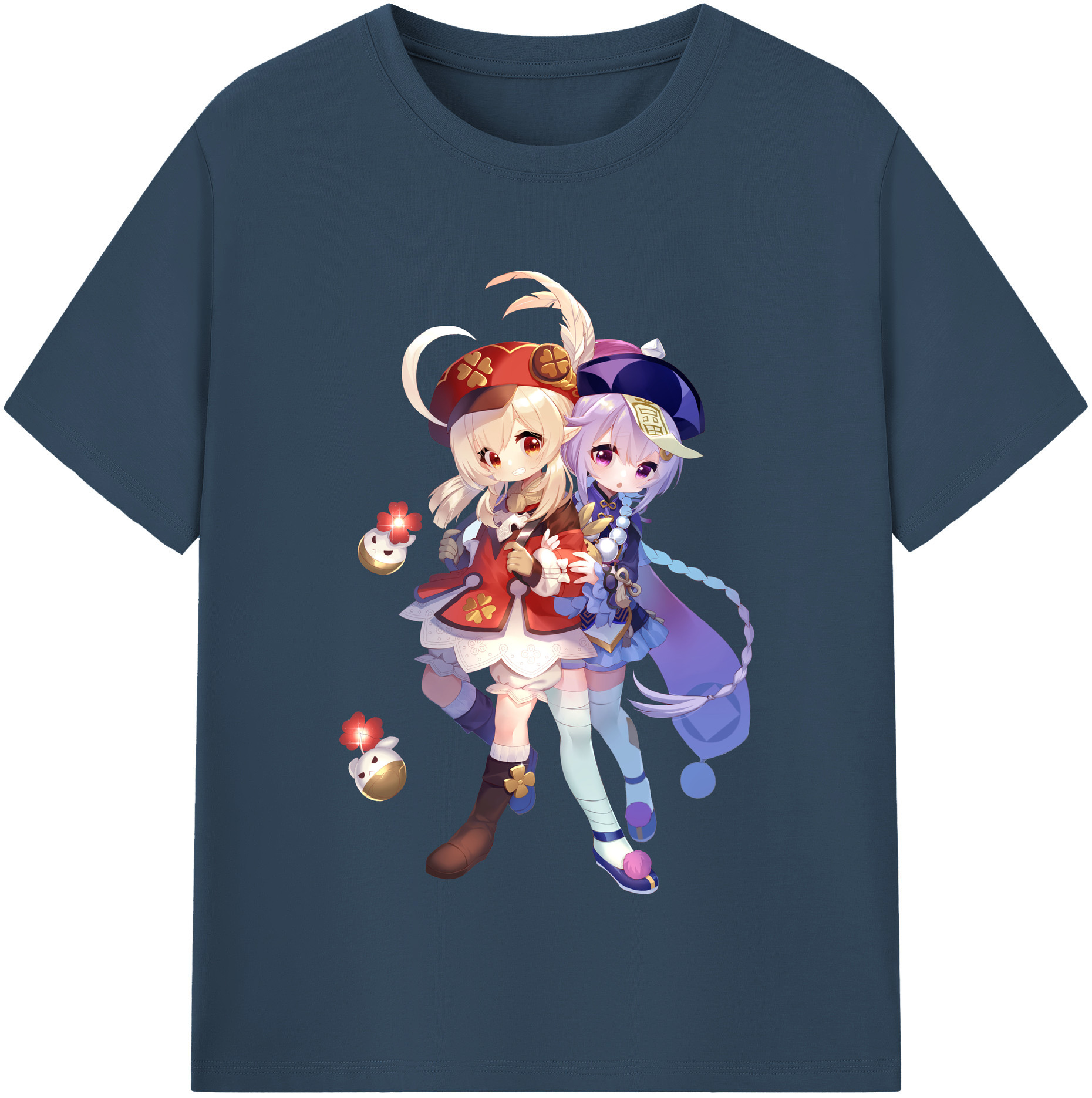 げんし神 七七 なな  genshin Nana 綿100％半袖Tシャツ（フロントプリント）