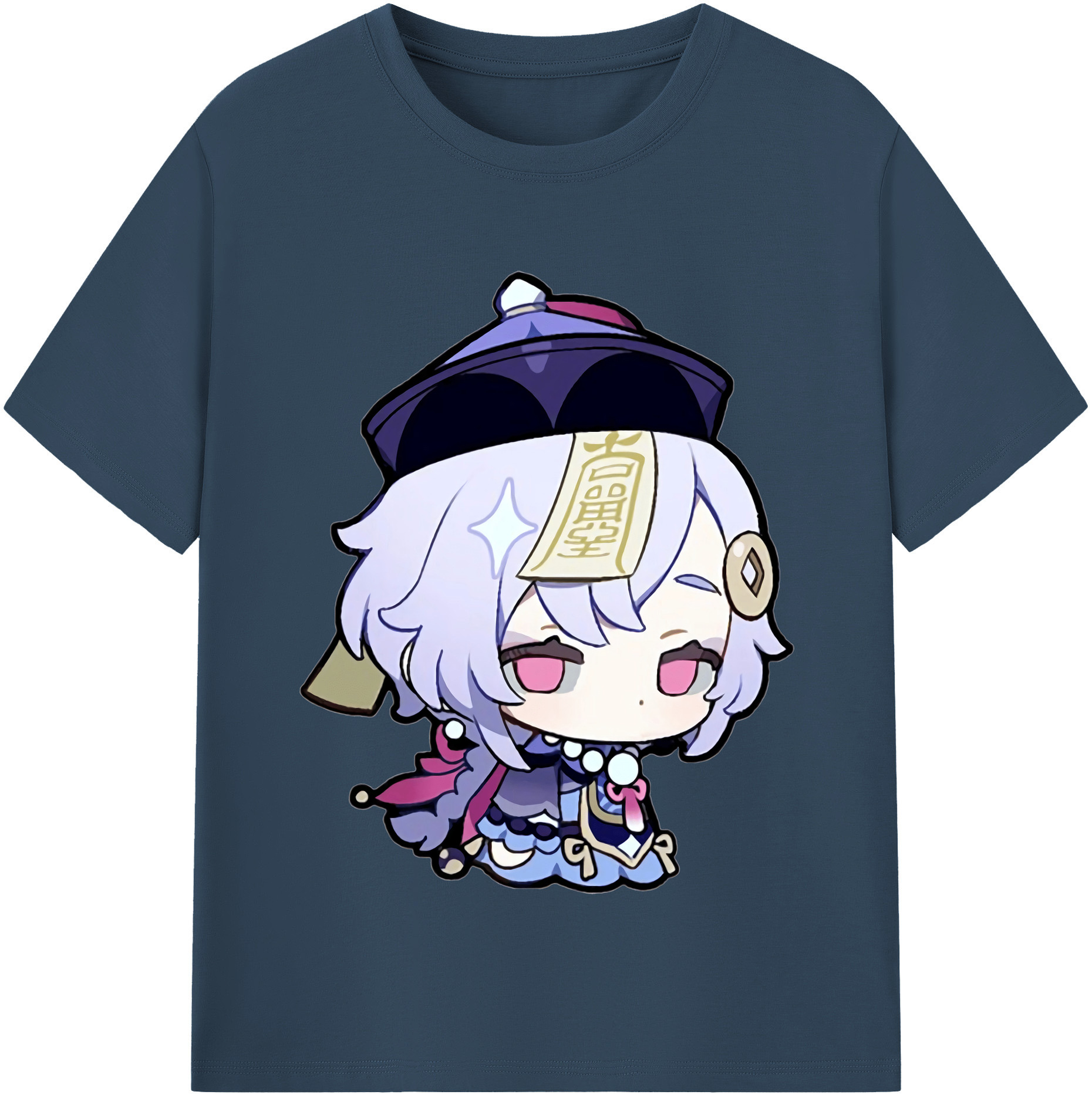 げんし神 七七 なな  genshin Nana 綿100％半袖Tシャツ（フロントプリント）