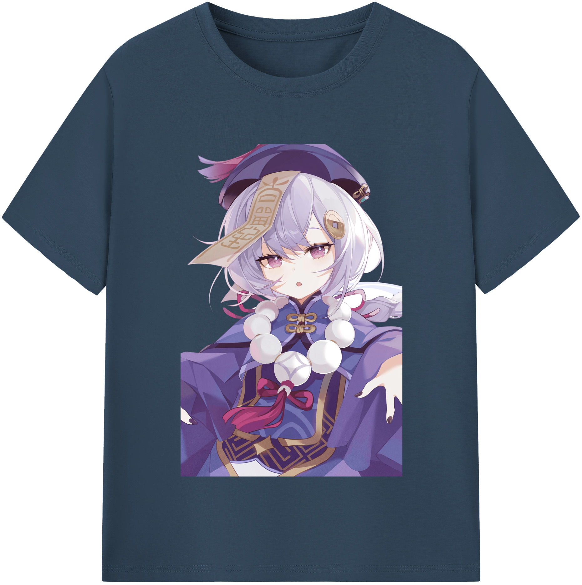 げんし神 七七 なな  genshin Nana 綿100％半袖Tシャツ（フロントプリント）