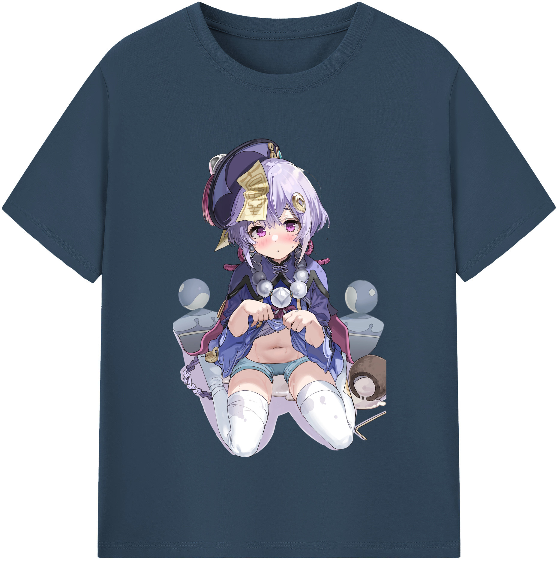 げんし神 七七 なな  genshin Nana 綿100％半袖Tシャツ（フロントプリント）