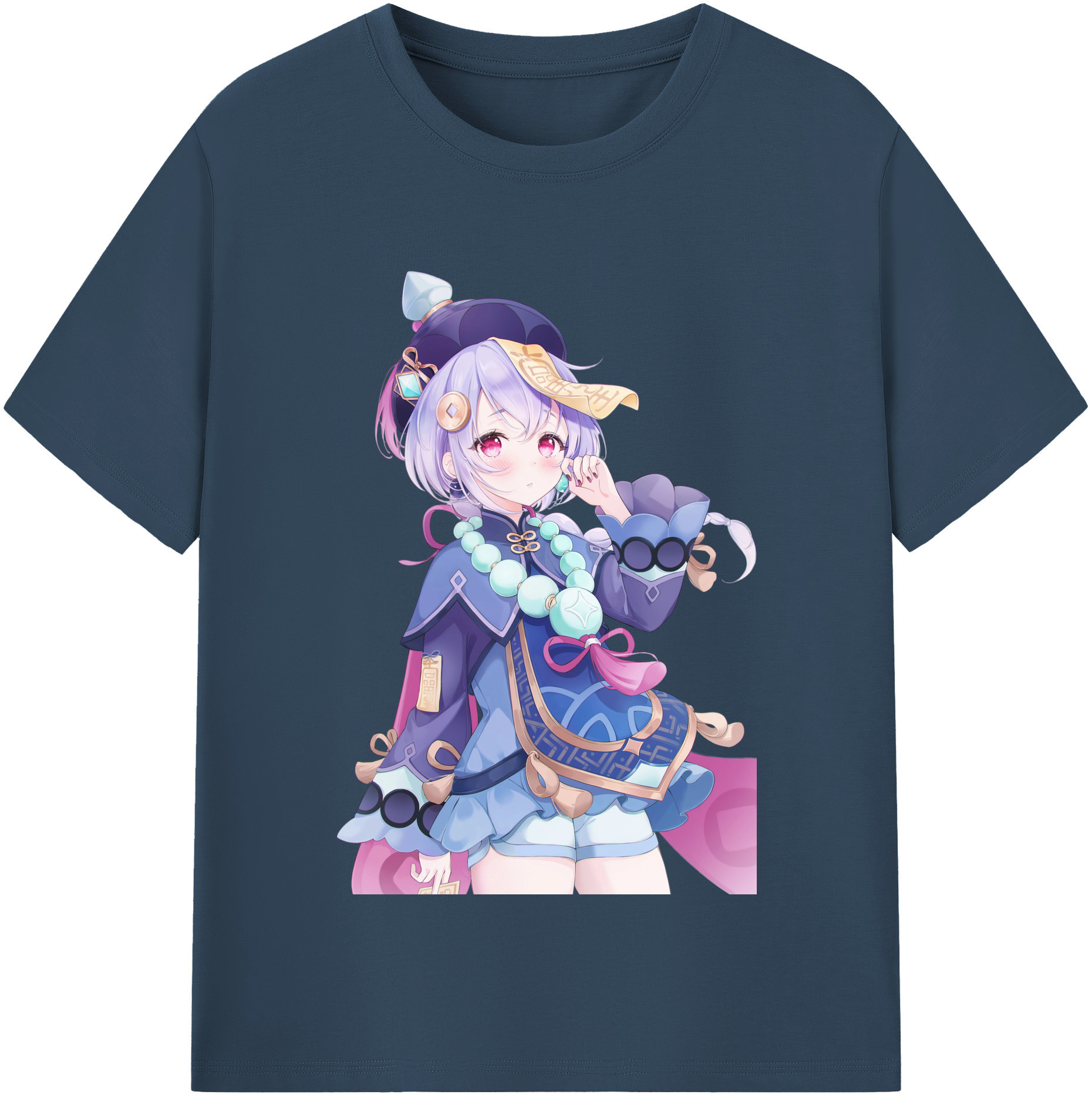 げんし神 七七 なな  genshin Nana 綿100％半袖Tシャツ（フロントプリント）