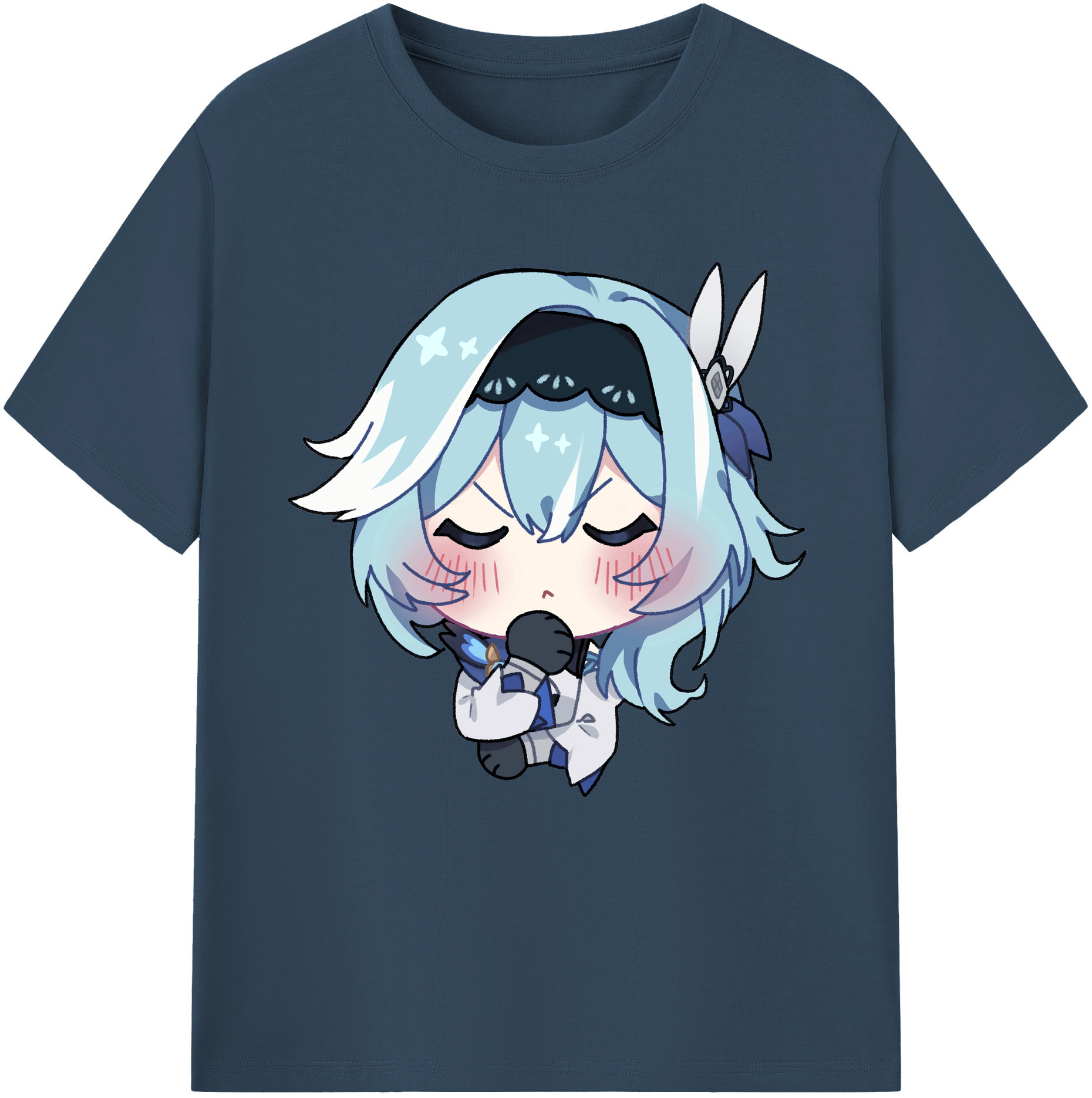 げんし神 优菈 ゆうら genshin Yūra 綿100％半袖Tシャツ（フロントプリント）
