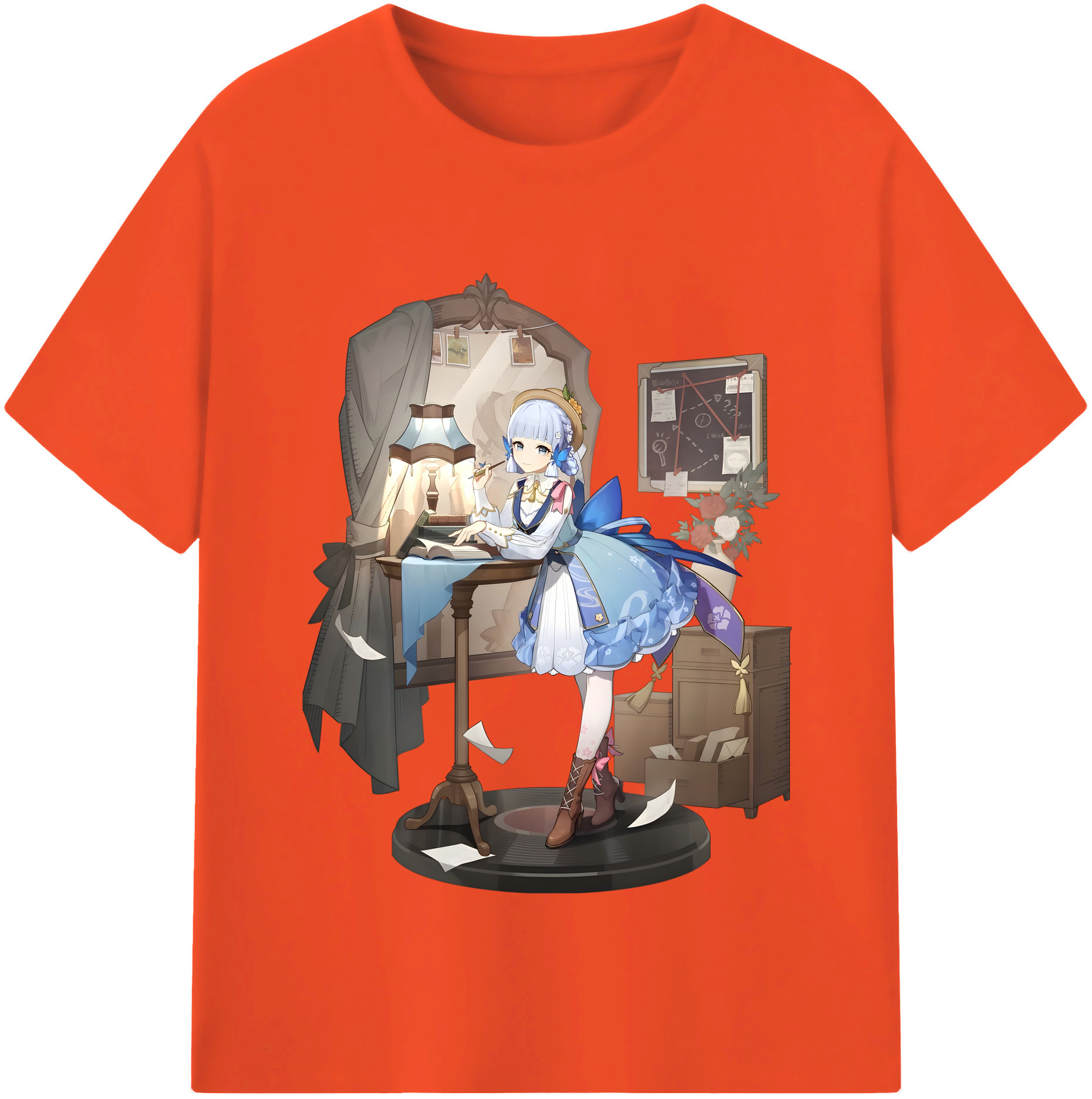 げんし神 神里綾華 神宮寺レン genshin Kamimiya Ren 綿100％半袖Tシャツ（フロントプリント）