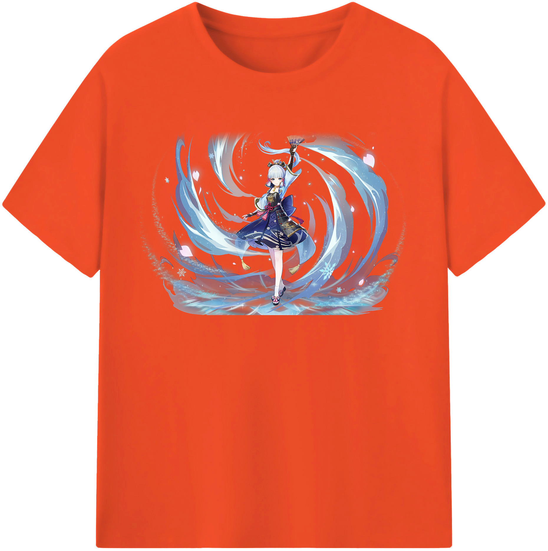 げんし神 神里綾華 神宮寺レン genshin Kamimiya Ren 綿100％半袖Tシャツ（フロントプリント）