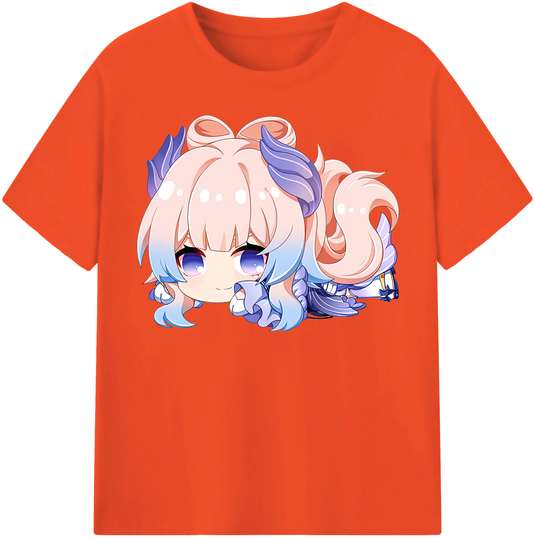 げんし神 珊瑚宮心海 サンゴノミヤ・ココミ genshin Sangonomiya Kokomi 綿100％半袖Tシャツ（フロントプリント）