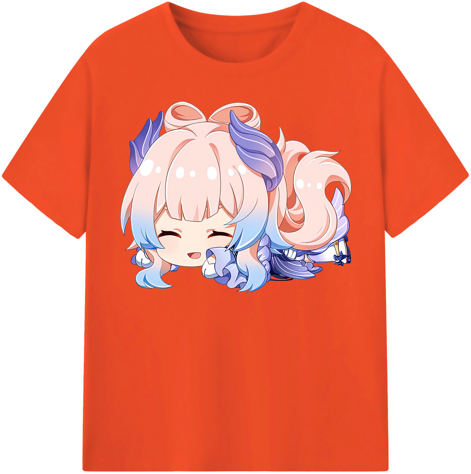 げんし神 珊瑚宮心海 サンゴノミヤ・ココミ genshin Sangonomiya Kokomi 綿100％半袖Tシャツ（フロントプリント）