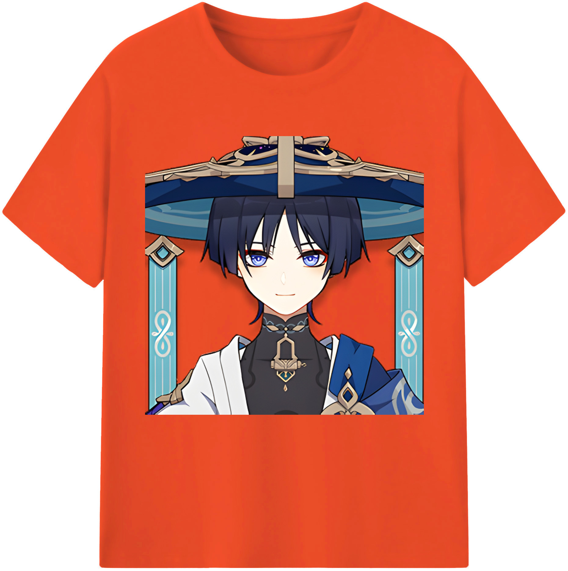 げんし神 さんペい genshin Sanpei 綿100％半袖Tシャツ（フロントプリント）