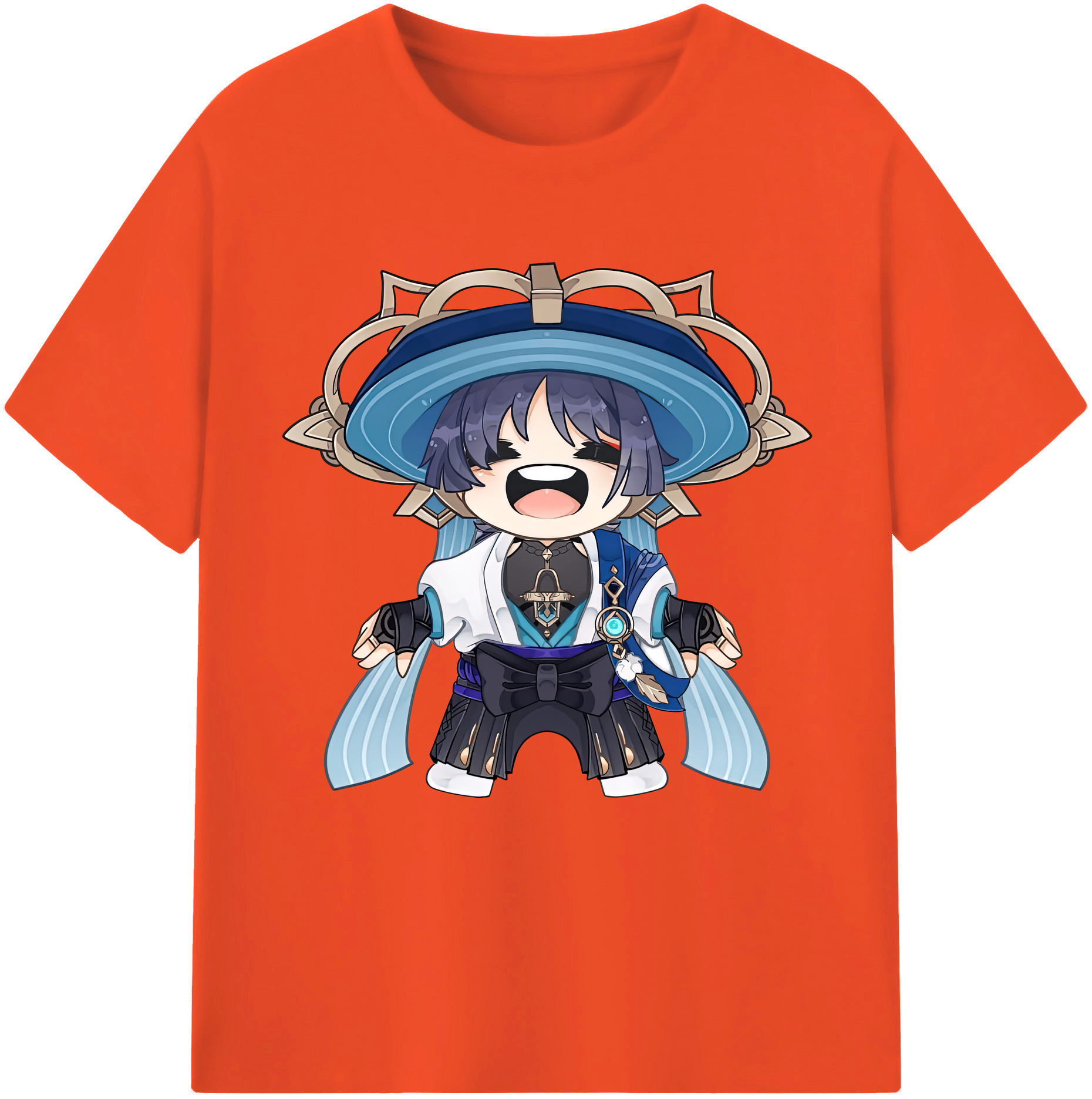 げんし神 さんペい genshin Sanpei 綿100％半袖Tシャツ（フロントプリント）