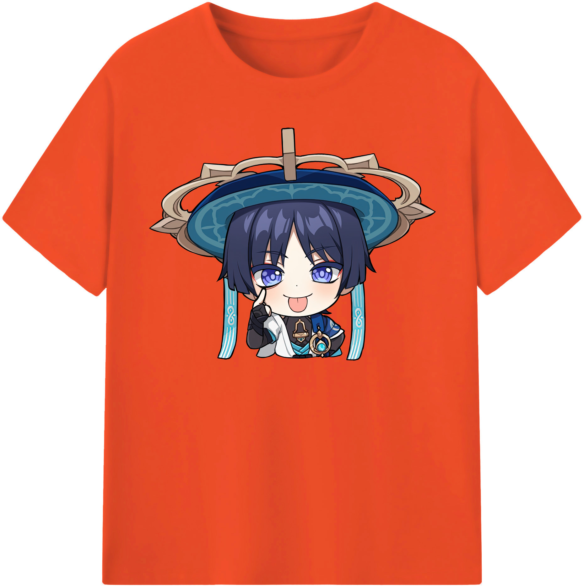 げんし神 さんペい genshin Sanpei 綿100％半袖Tシャツ（フロントプリント）