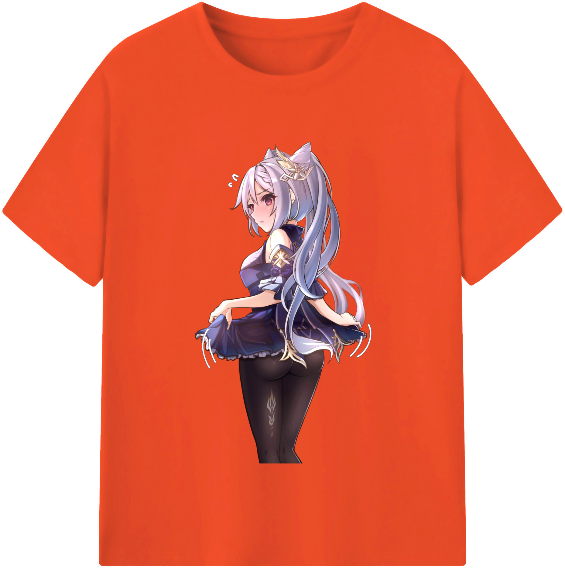 げんし神 刻晴 こくせい genshin Kokusei 綿100％半袖Tシャツ（フロントプリント）