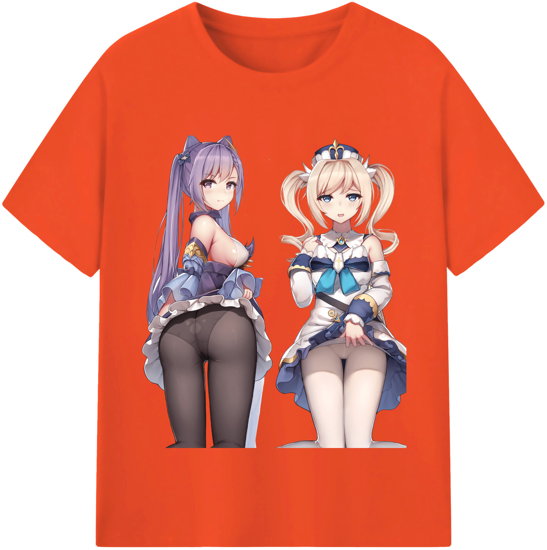 げんし神 刻晴 こくせい genshin Kokusei 綿100％半袖Tシャツ（フロントプリント）