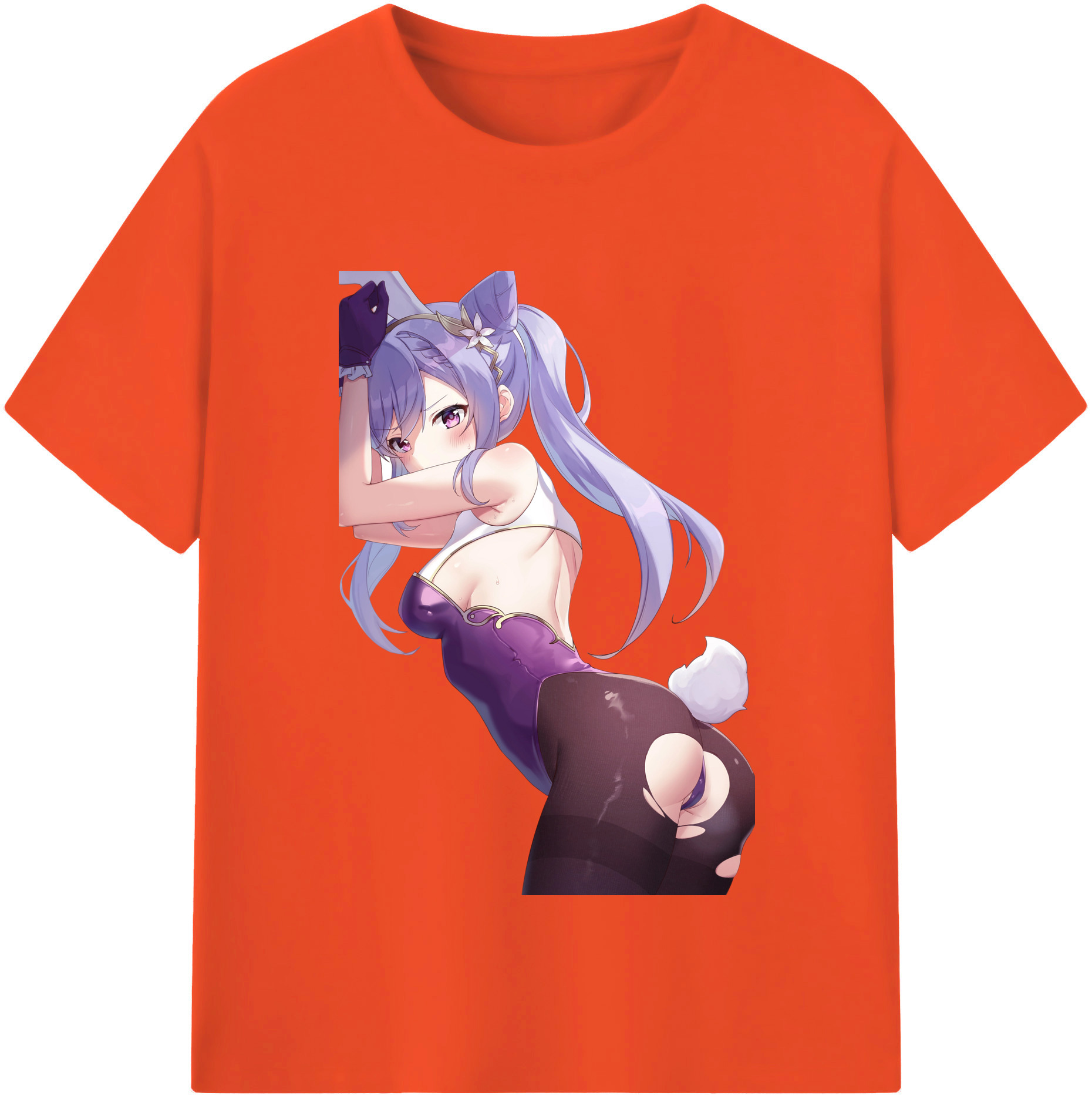 げんし神 刻晴 こくせい genshin Kokusei 綿100％半袖Tシャツ（フロントプリント）