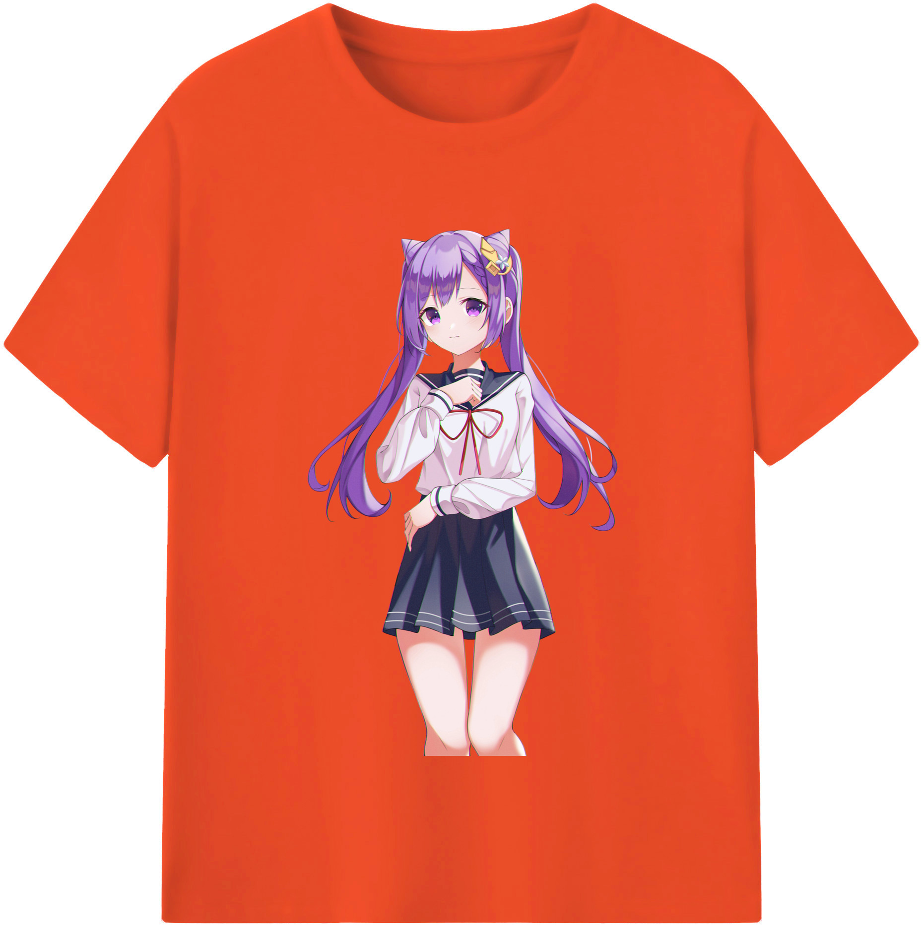 げんし神 刻晴 こくせい genshin Kokusei 綿100％半袖Tシャツ（フロントプリント）