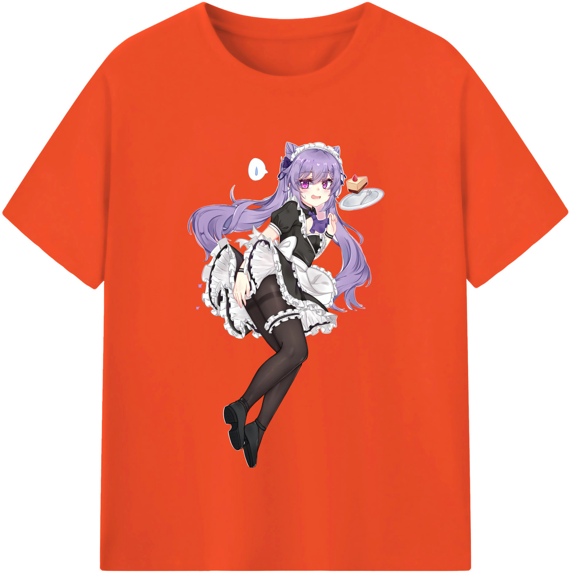 げんし神 刻晴 こくせい genshin Kokusei 綿100％半袖Tシャツ（フロントプリント）