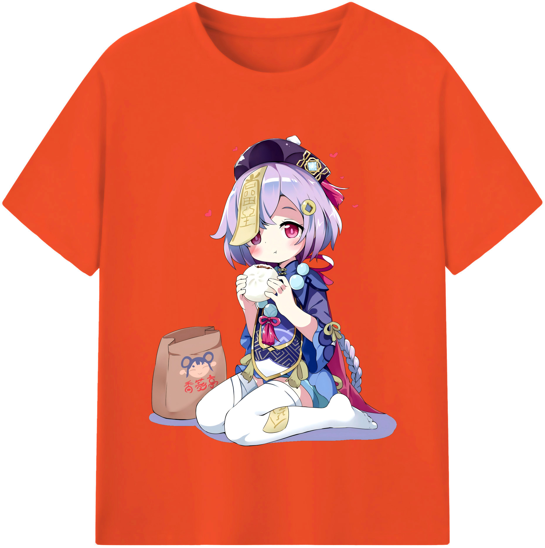げんし神 七七 なな  genshin Nana 綿100％半袖Tシャツ（フロントプリント）
