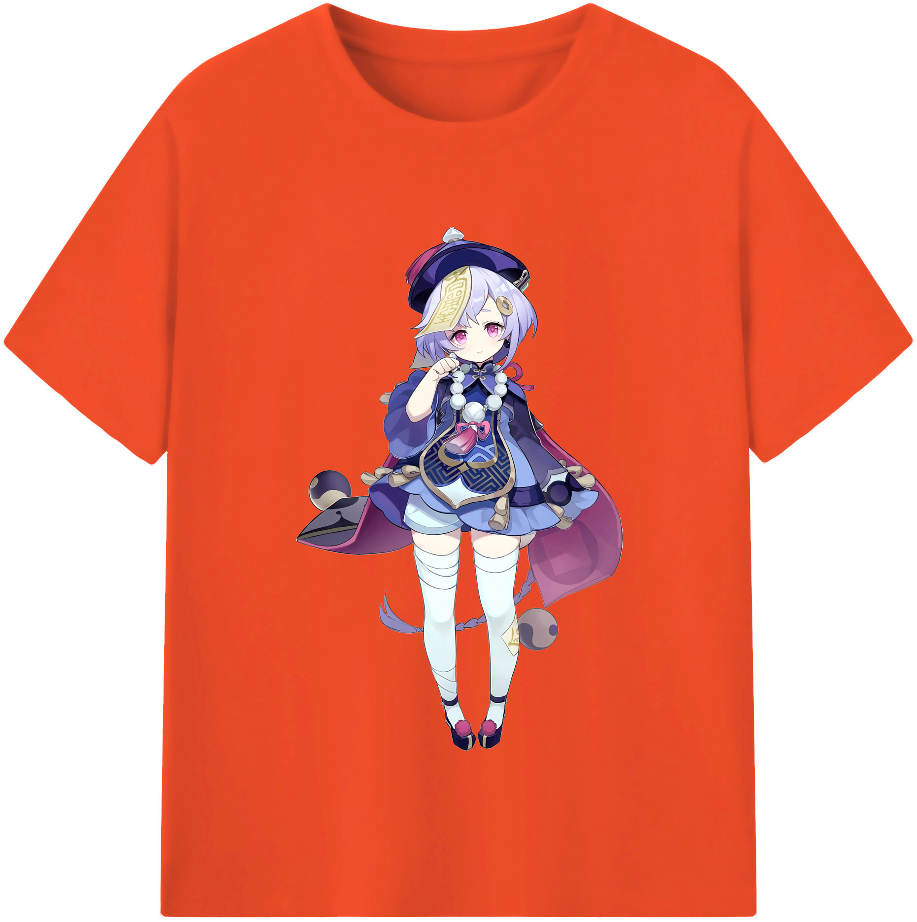 げんし神 七七 なな  genshin Nana 綿100％半袖Tシャツ（フロントプリント）