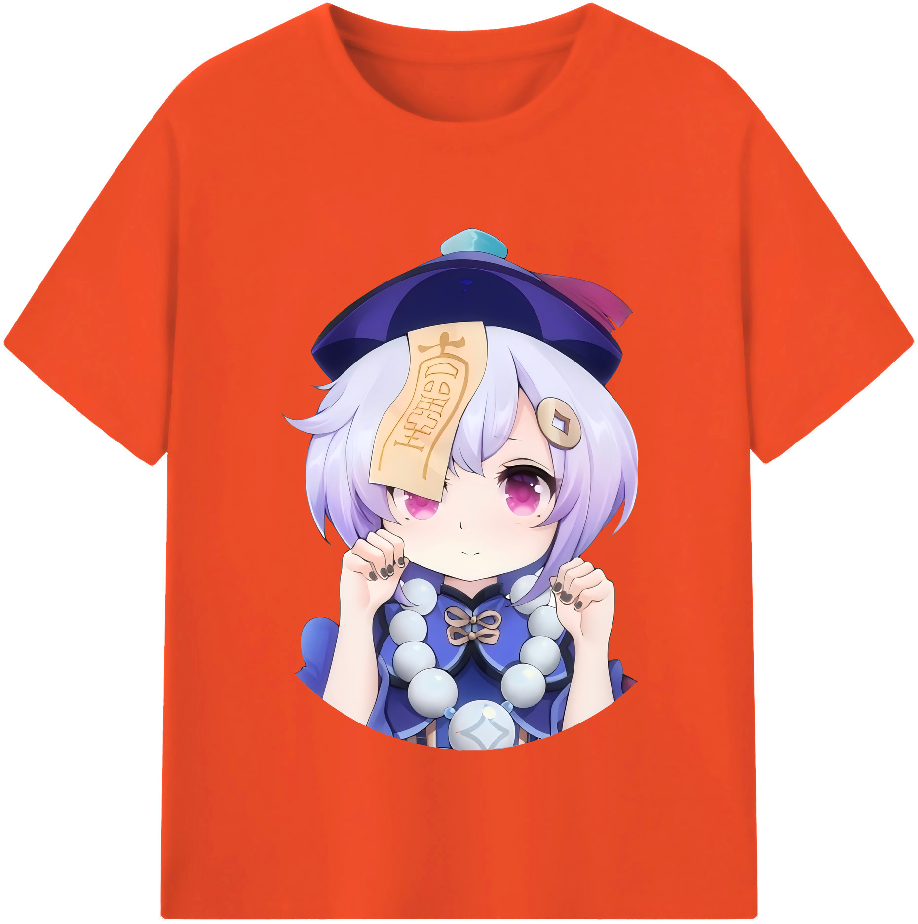 げんし神 七七 なな  genshin Nana 綿100％半袖Tシャツ（フロントプリント）