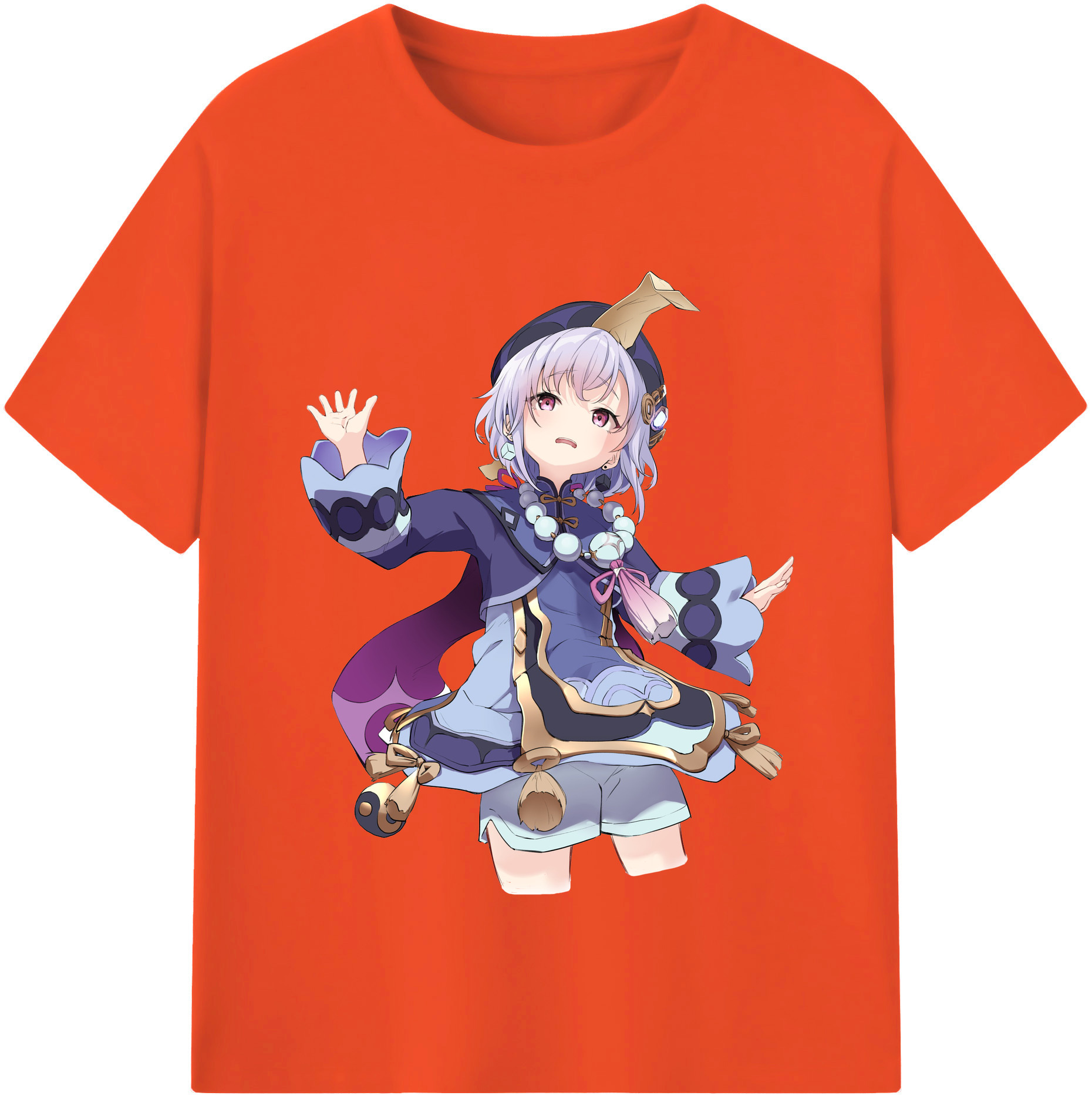 げんし神 七七 なな  genshin Nana 綿100％半袖Tシャツ（フロントプリント）