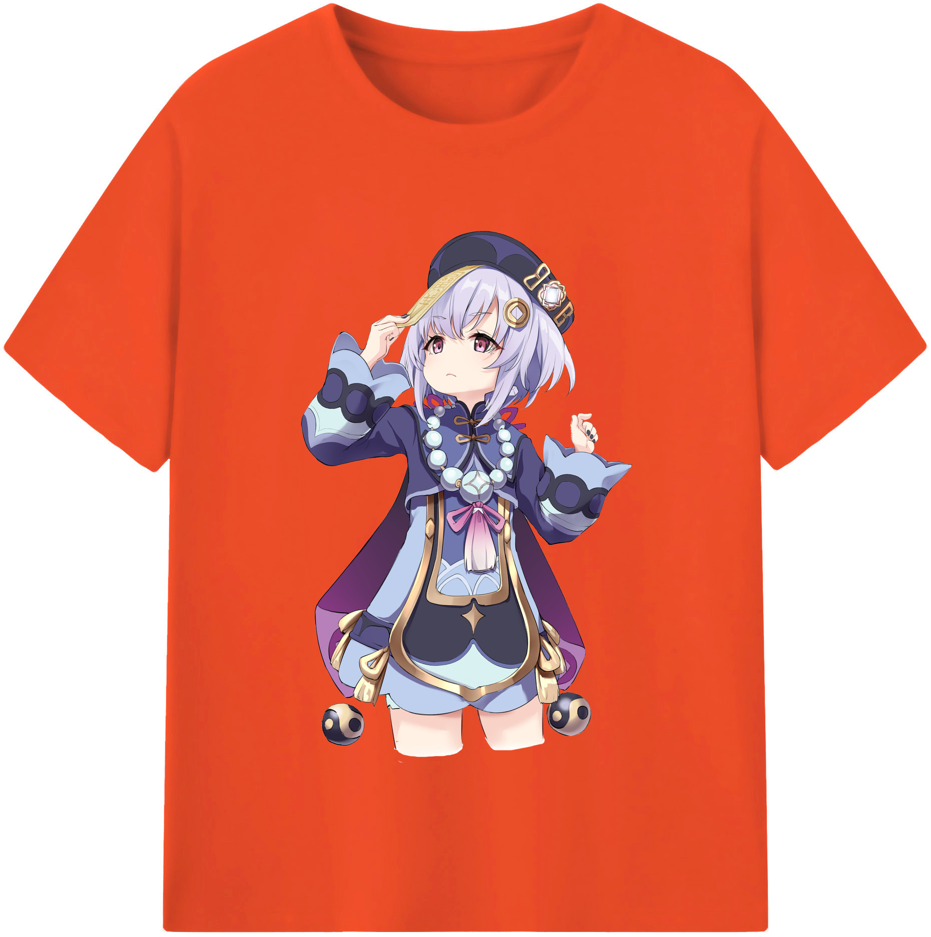 げんし神 七七 なな  genshin Nana 綿100％半袖Tシャツ（フロントプリント）