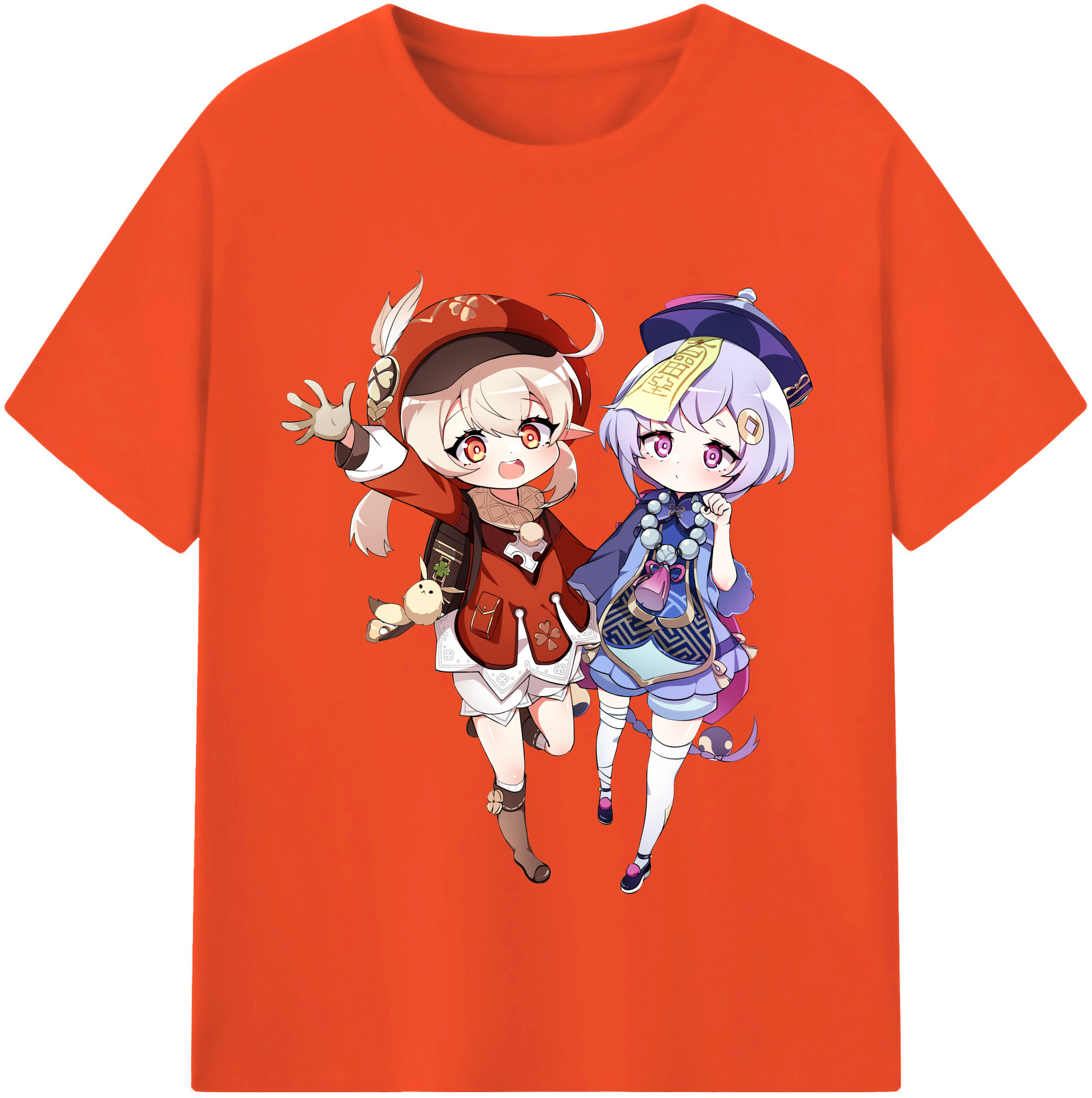 げんし神 七七 なな  genshin Nana 綿100％半袖Tシャツ（フロントプリント）