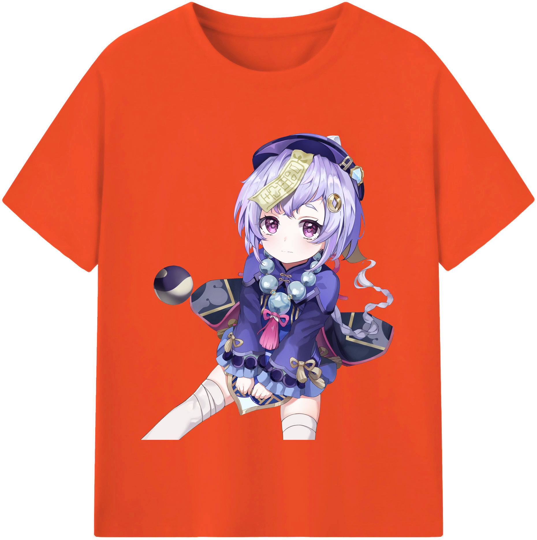 げんし神 七七 なな  genshin Nana 綿100％半袖Tシャツ（フロントプリント）