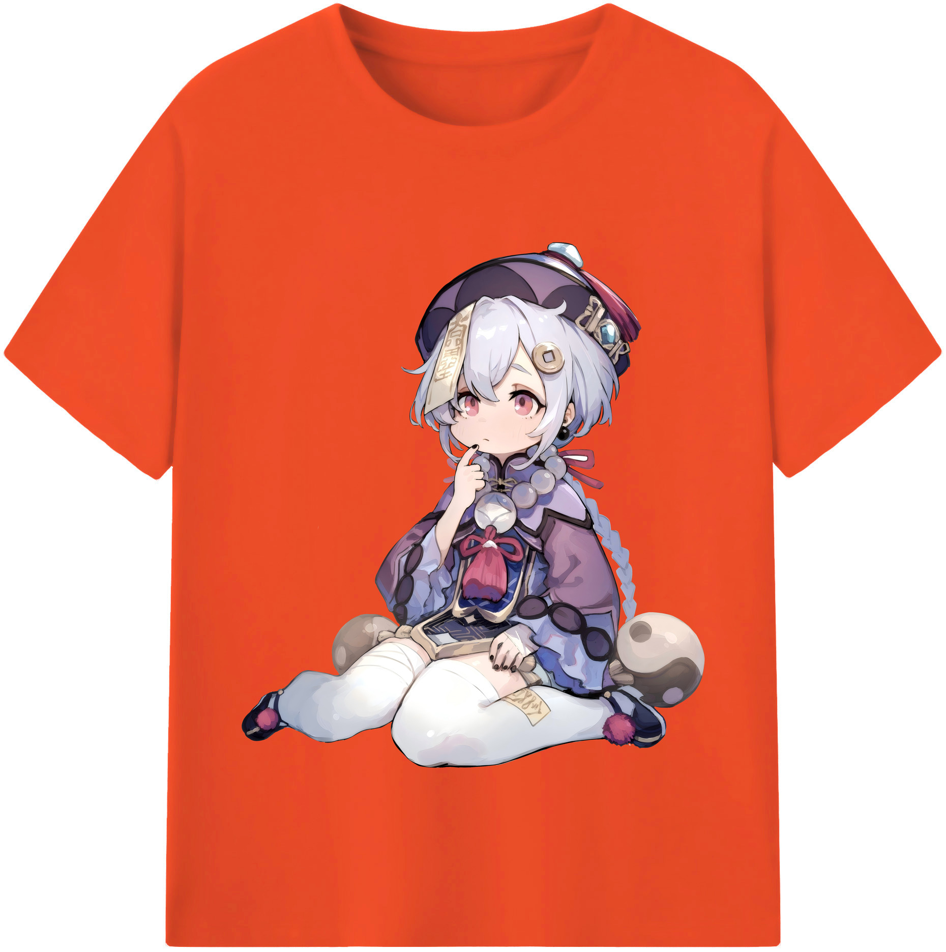 げんし神 七七 なな  genshin Nana 綿100％半袖Tシャツ（フロントプリント）