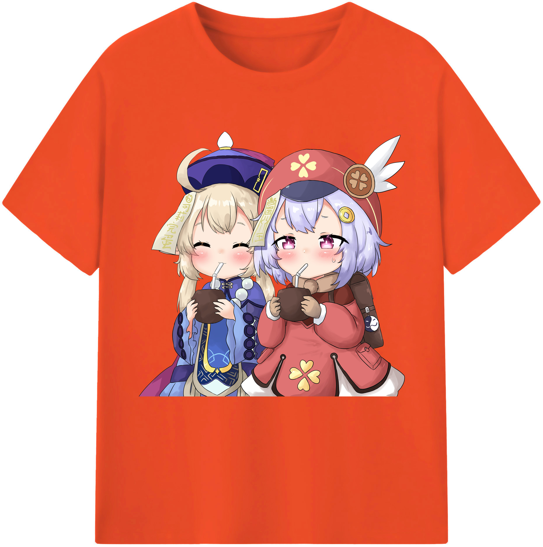 げんし神 七七 なな  genshin Nana 綿100％半袖Tシャツ（フロントプリント）