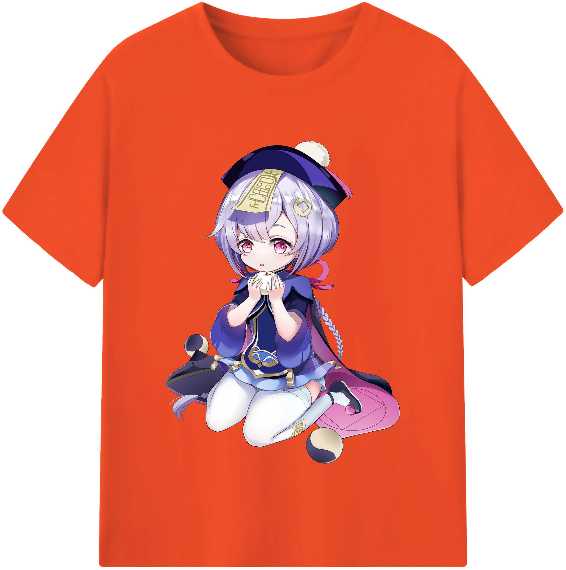 げんし神 七七 なな  genshin Nana 綿100％半袖Tシャツ（フロントプリント）