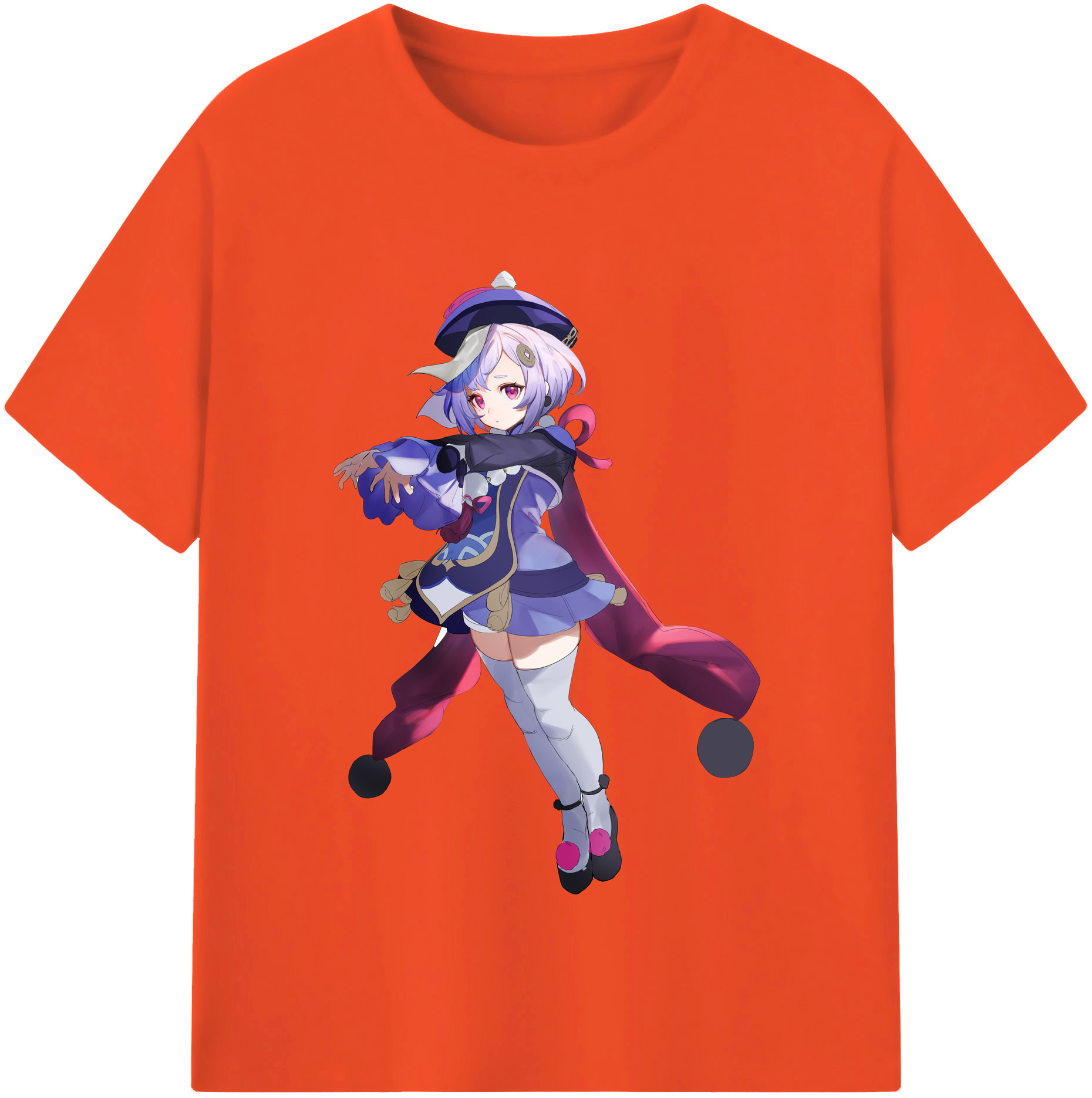 げんし神 七七 なな  genshin Nana 綿100％半袖Tシャツ（フロントプリント）