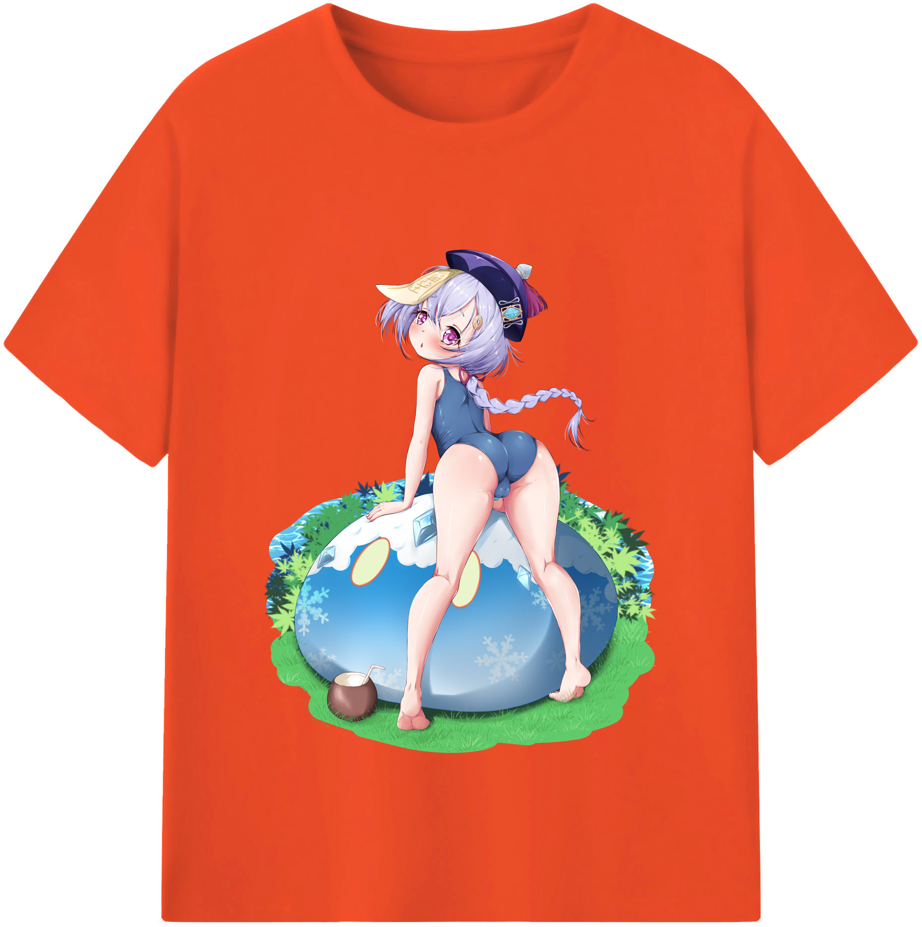 げんし神 七七 なな  genshin Nana 綿100％半袖Tシャツ（フロントプリント）