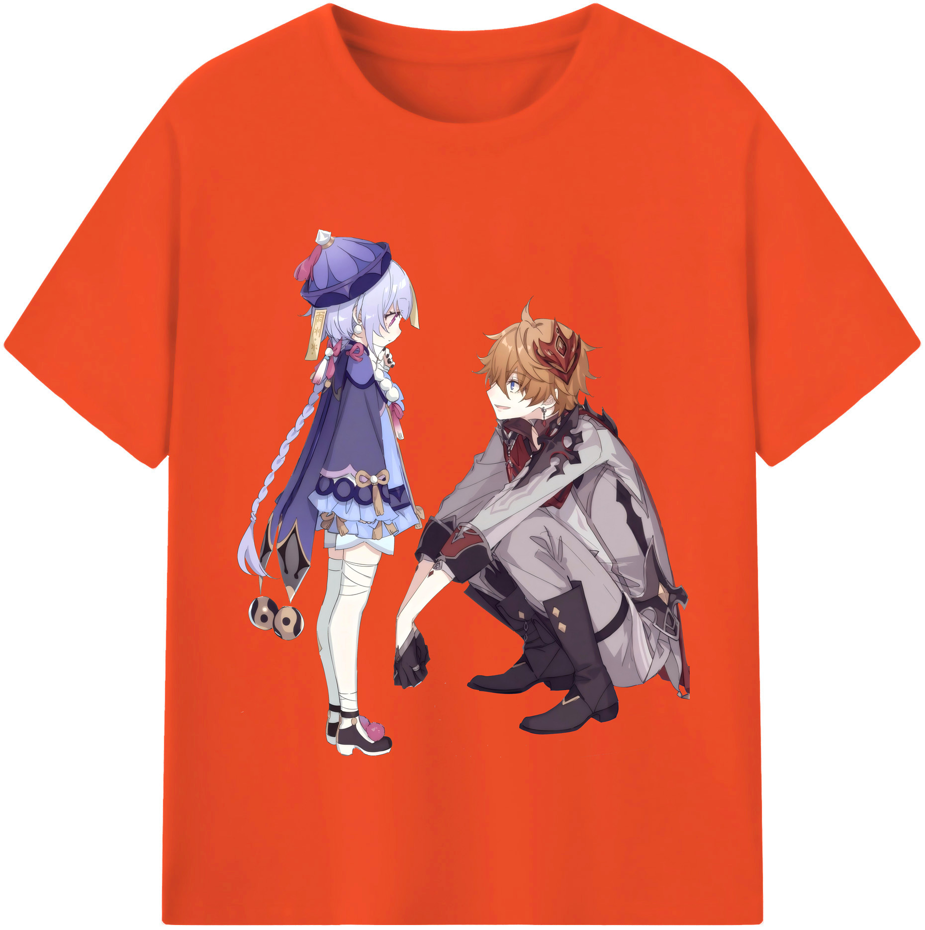 げんし神 七七 なな  genshin Nana 綿100％半袖Tシャツ（フロントプリント）
