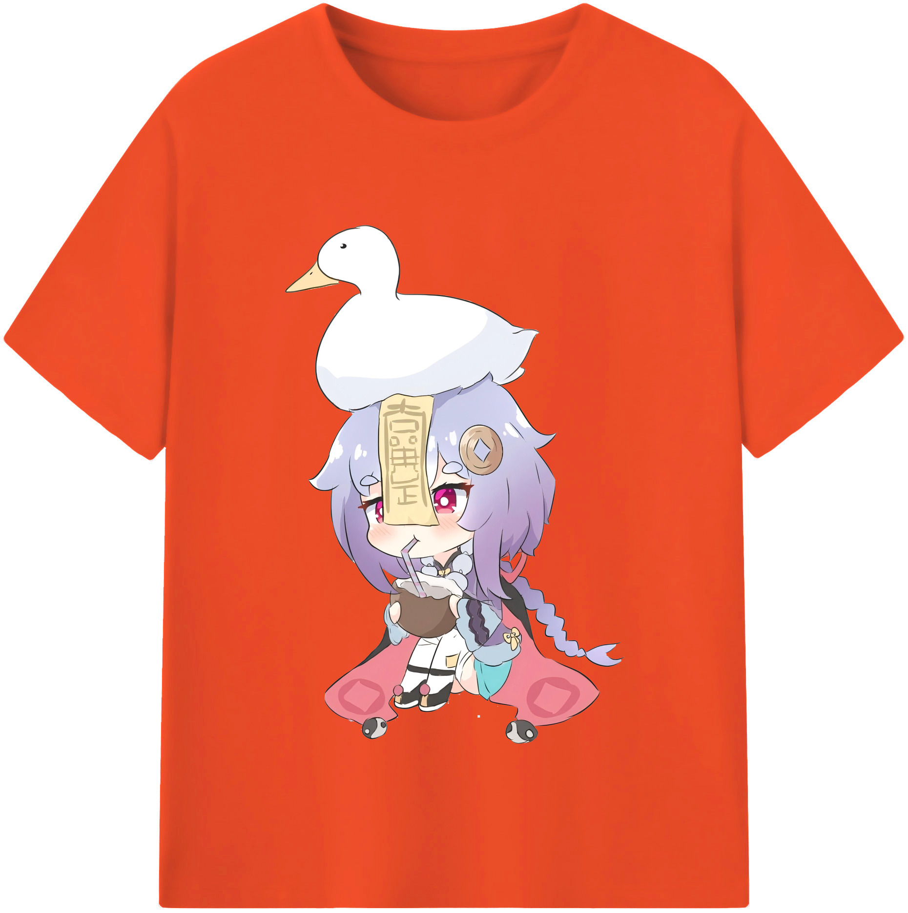 げんし神 七七 なな  genshin Nana 綿100％半袖Tシャツ（フロントプリント）