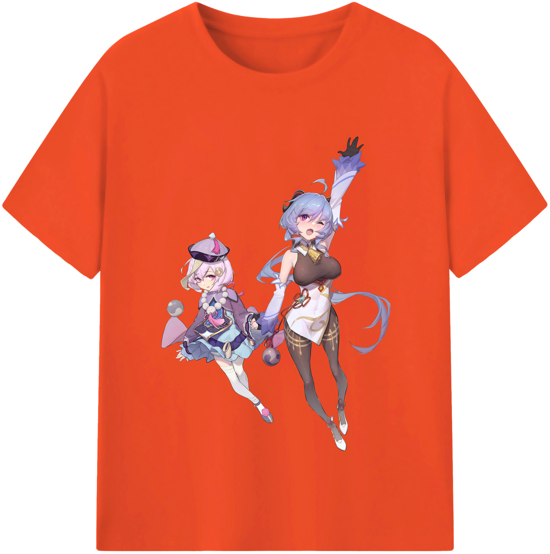 げんし神 七七 なな  genshin Nana 綿100％半袖Tシャツ（フロントプリント）