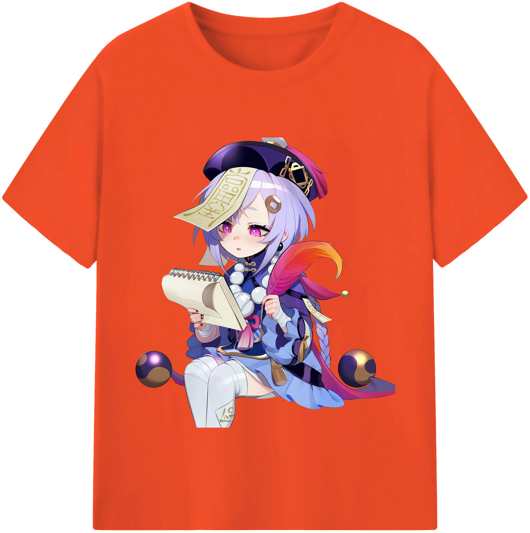 げんし神 七七 なな  genshin Nana 綿100％半袖Tシャツ（フロントプリント）